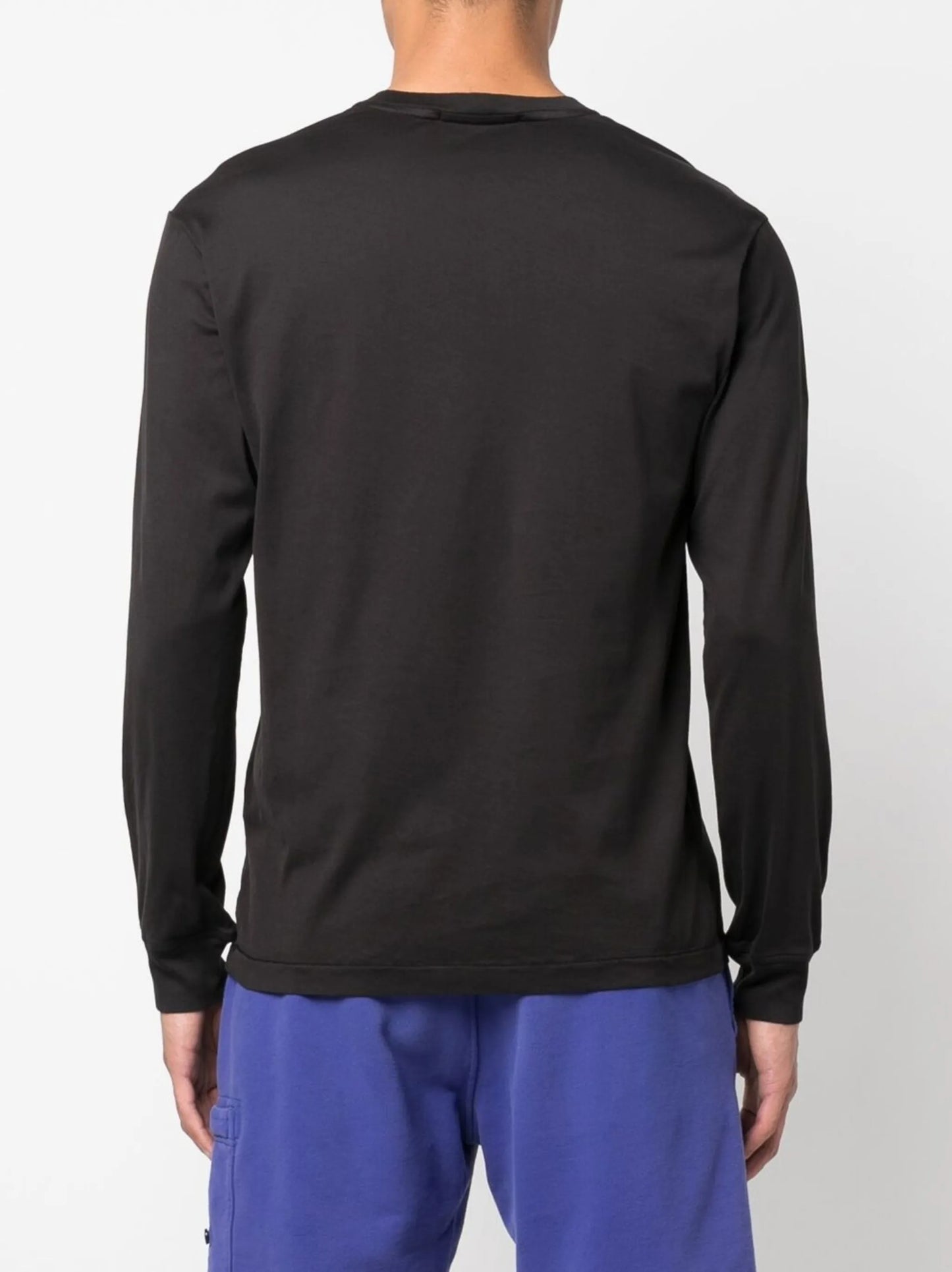 Compass logo-patch long-sleeve top