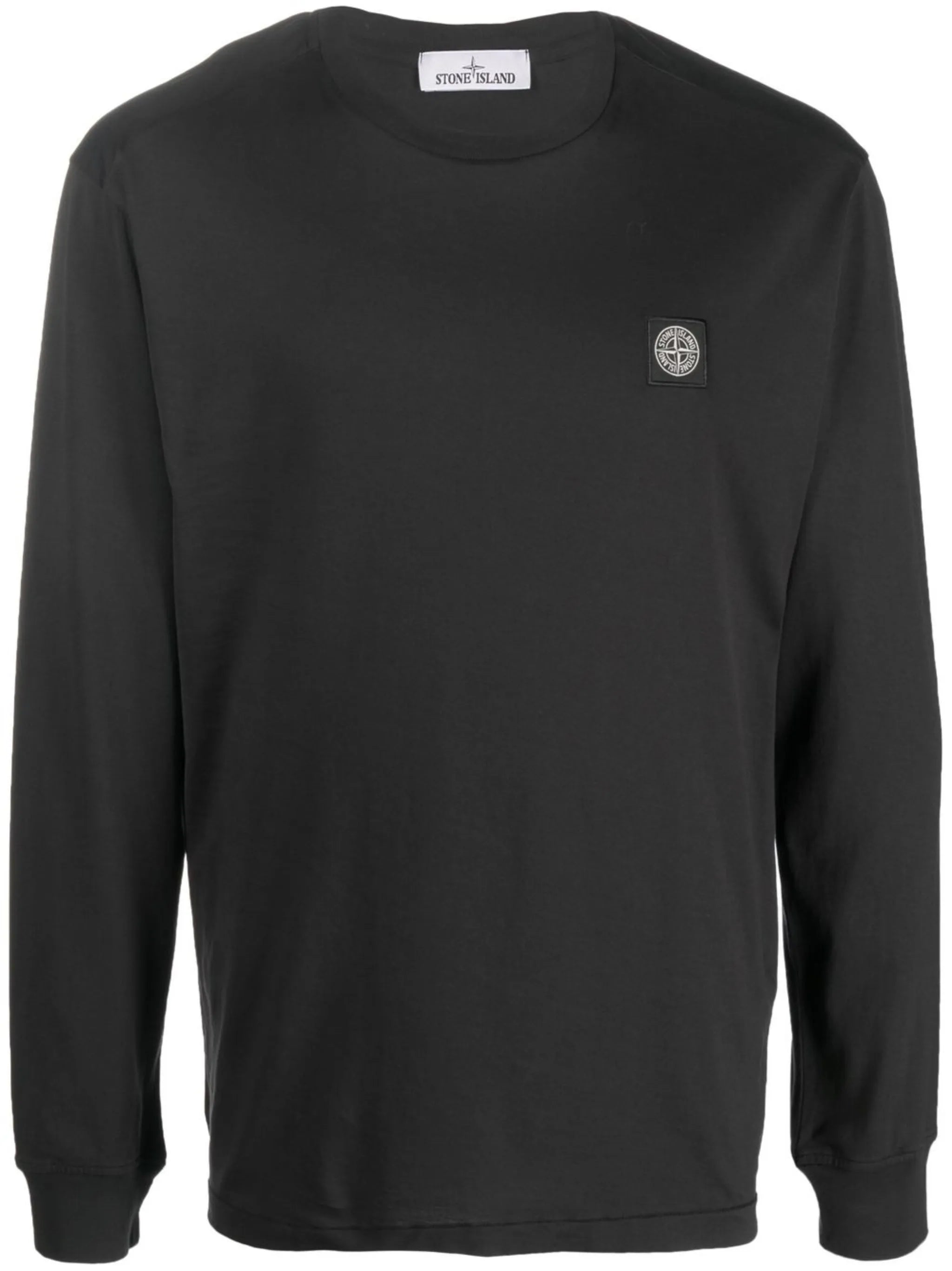 Compass logo-patch long-sleeve top