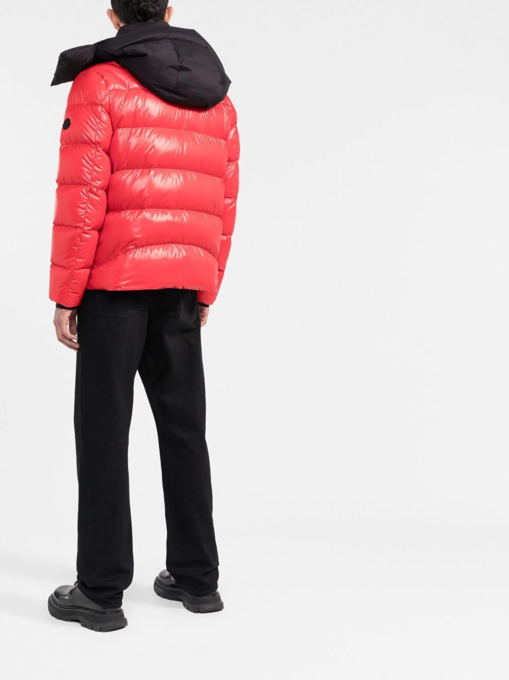 hooded down jacket