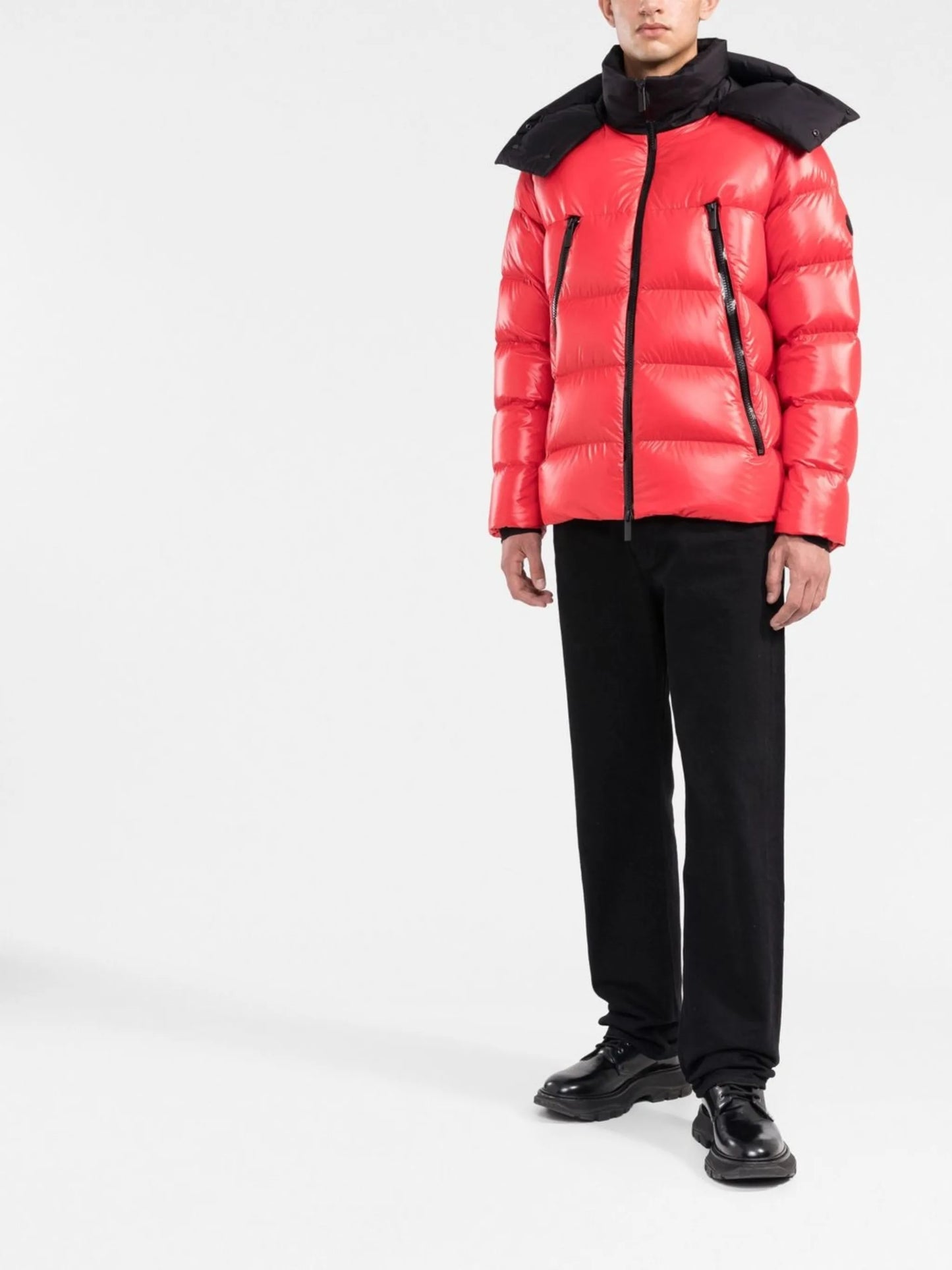 hooded down jacket