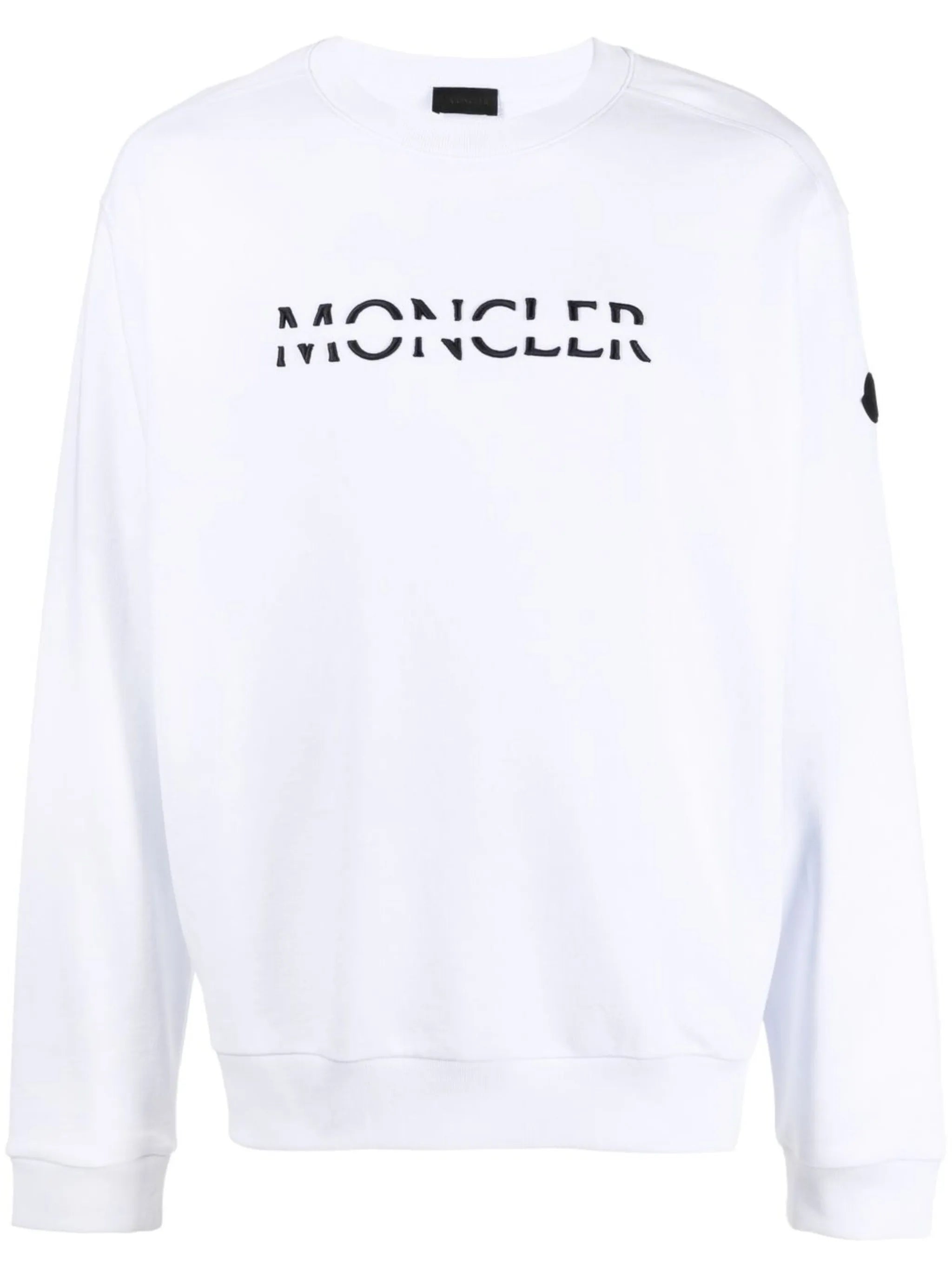 logo-embroidered cotton sweatshirt