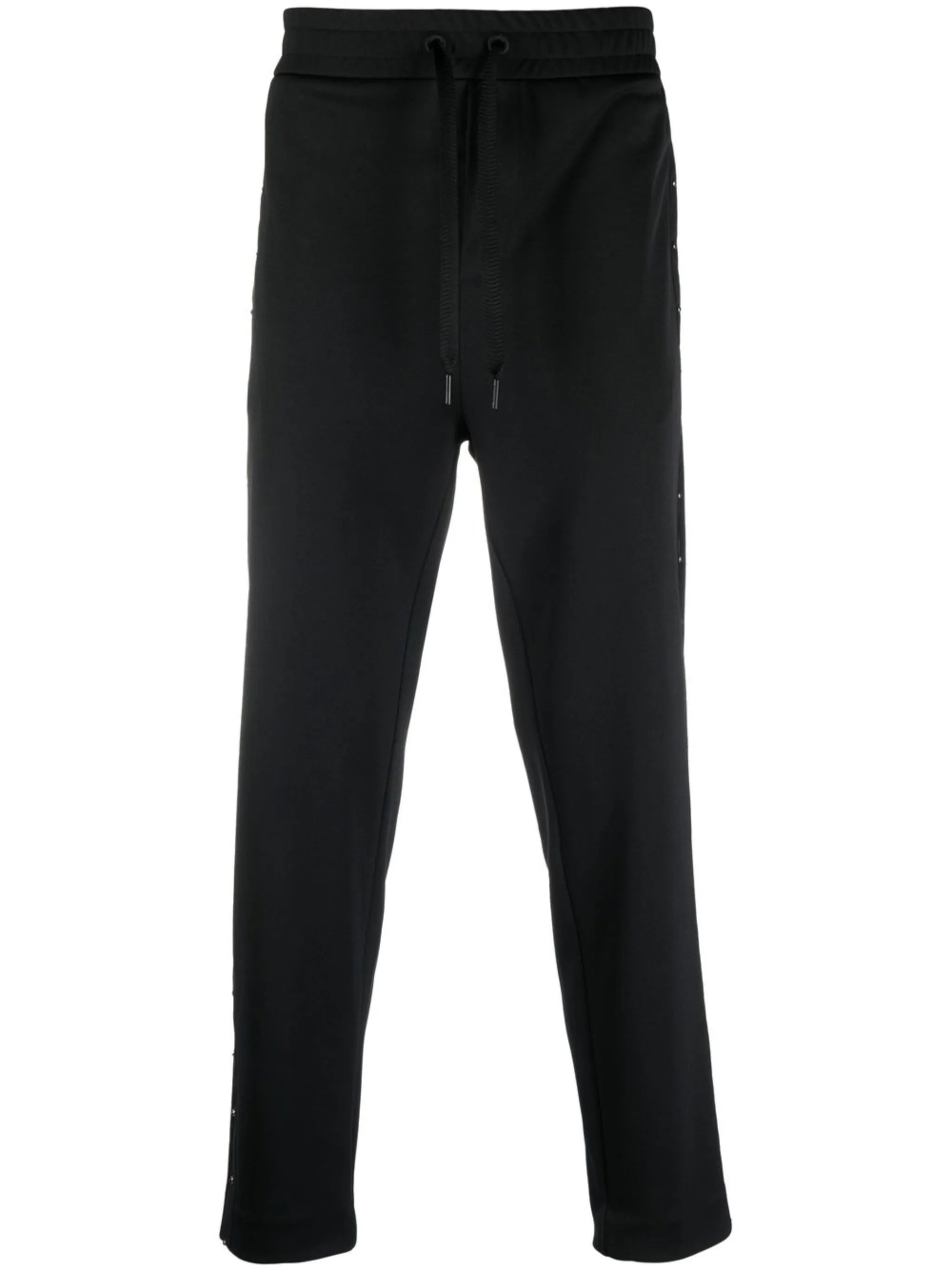 studded drawstring track pants