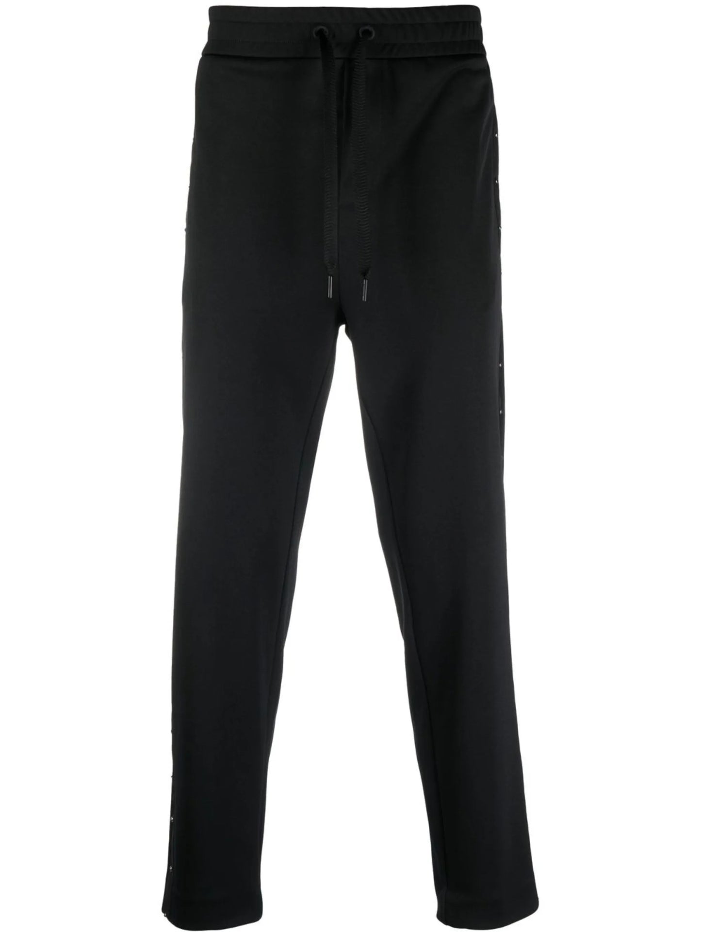 studded drawstring track pants
