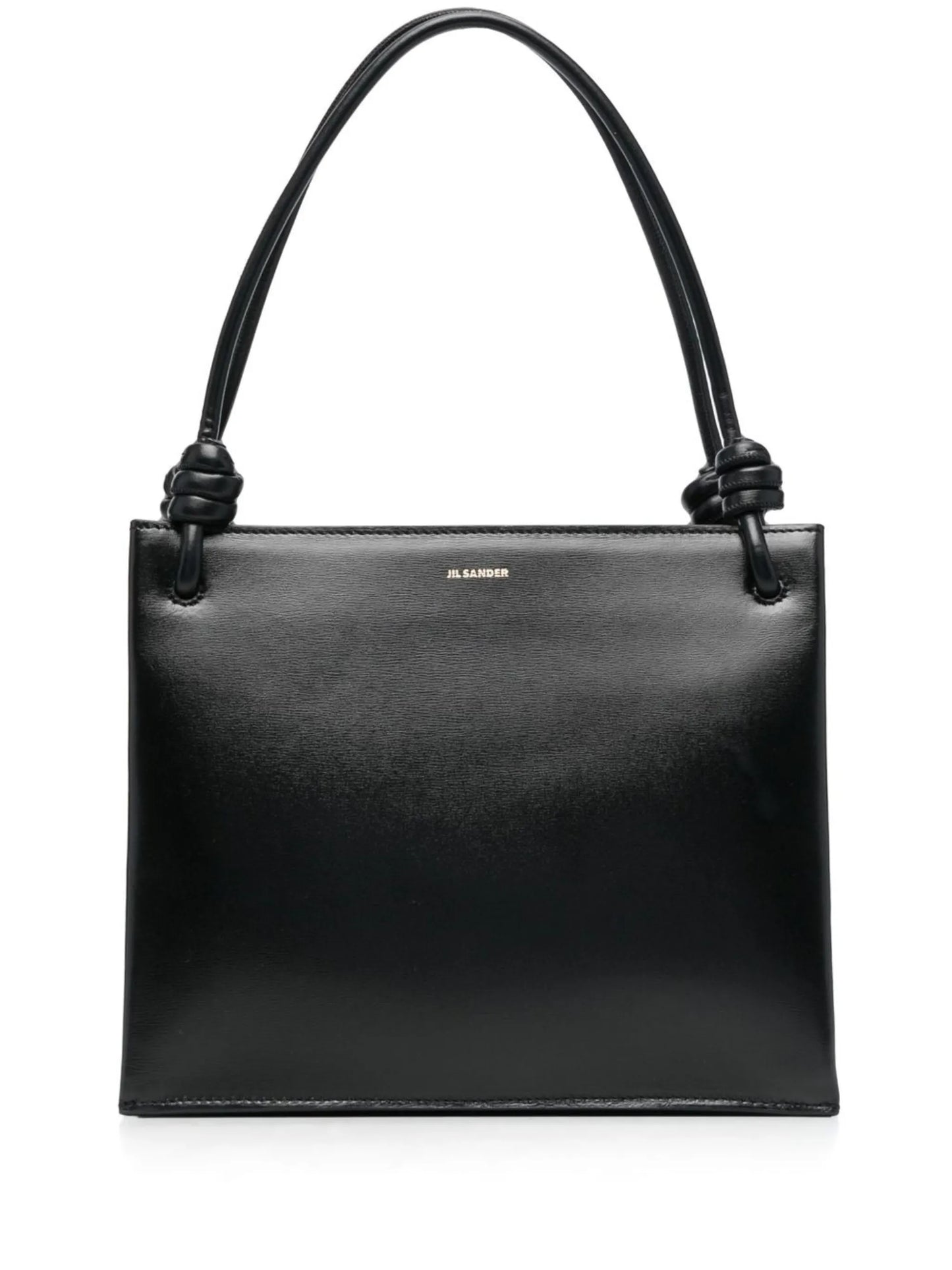 smooth leather shoulder bag