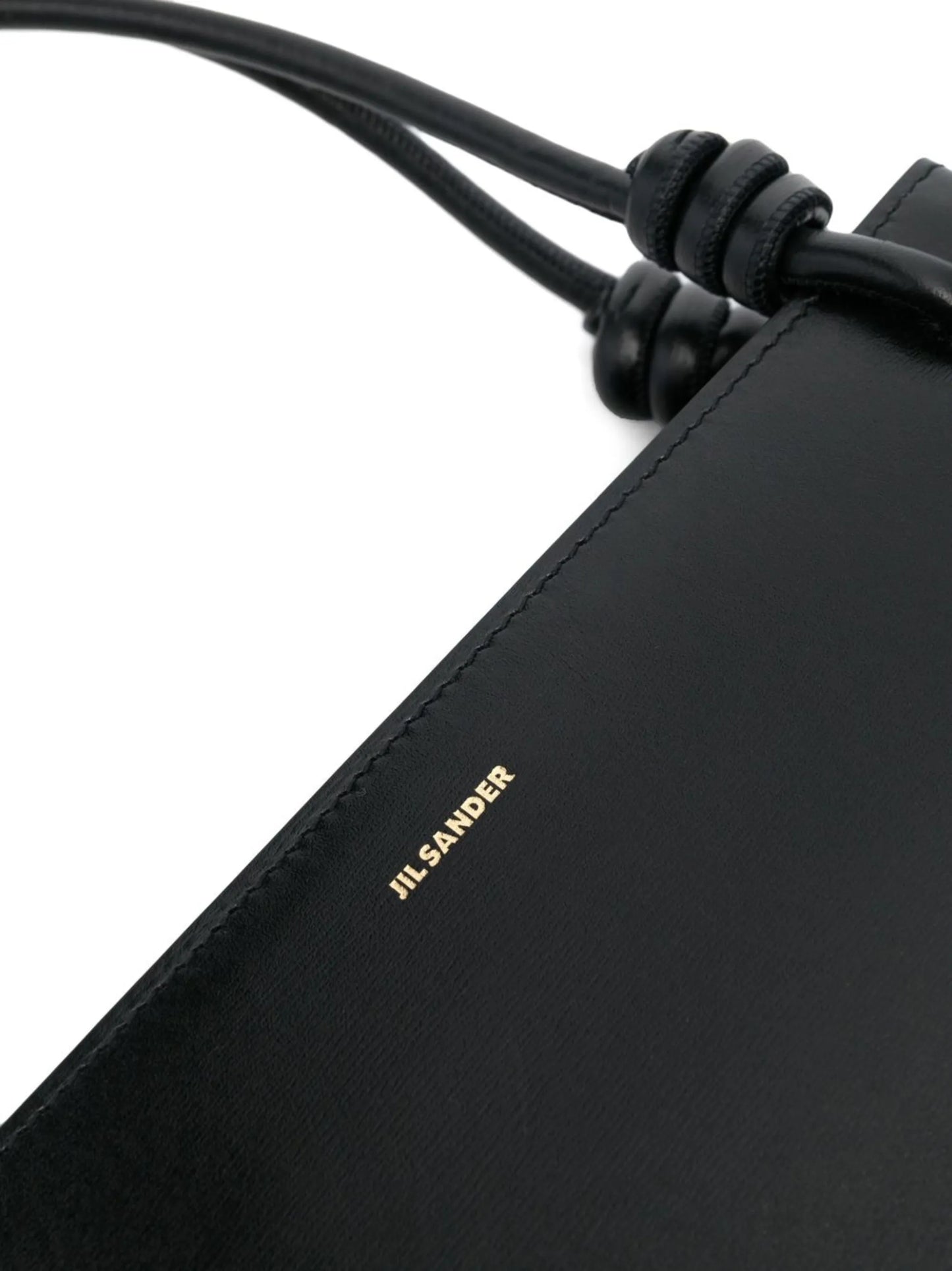 smooth leather shoulder bag