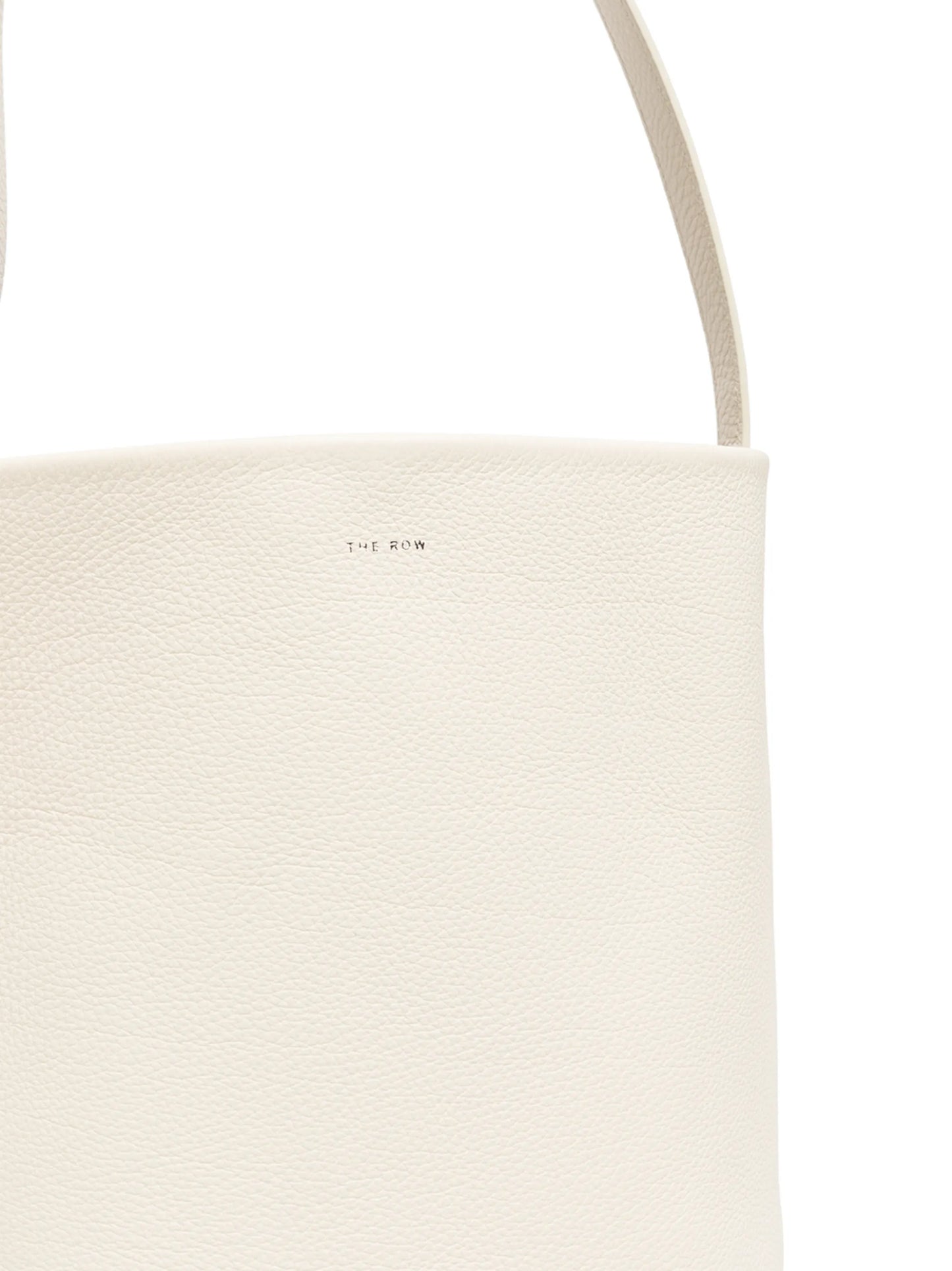 logo-detail leather tote bag