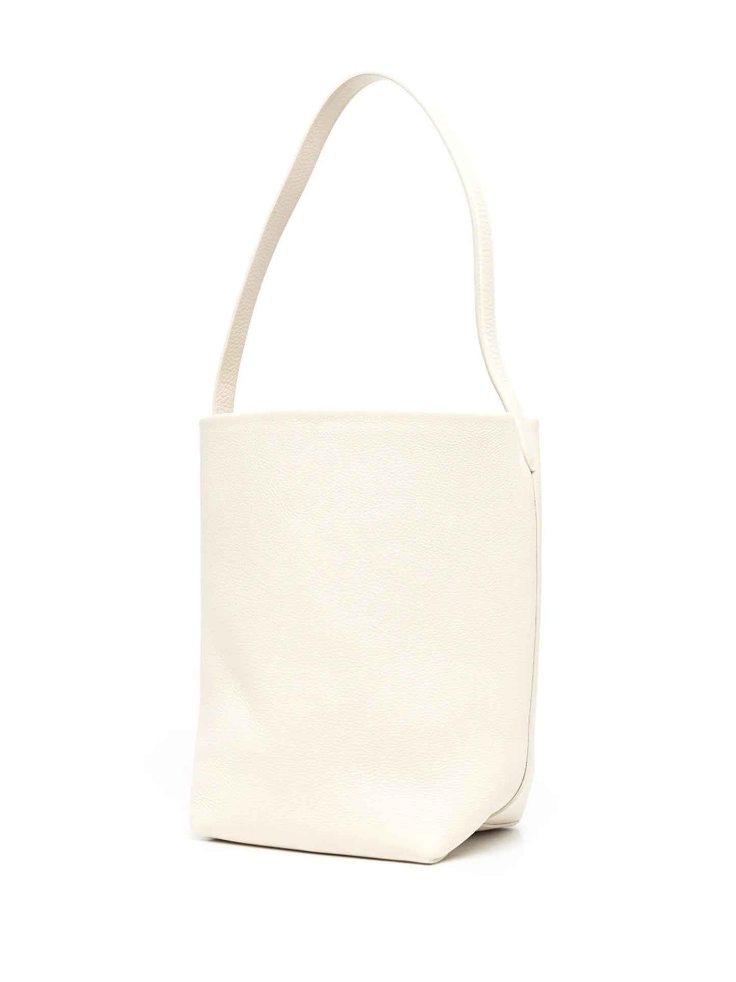 logo-detail leather tote bag