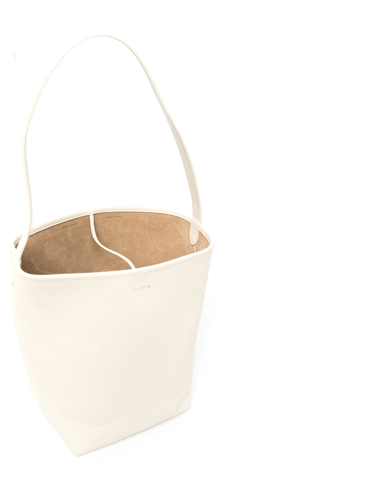 logo-detail leather tote bag