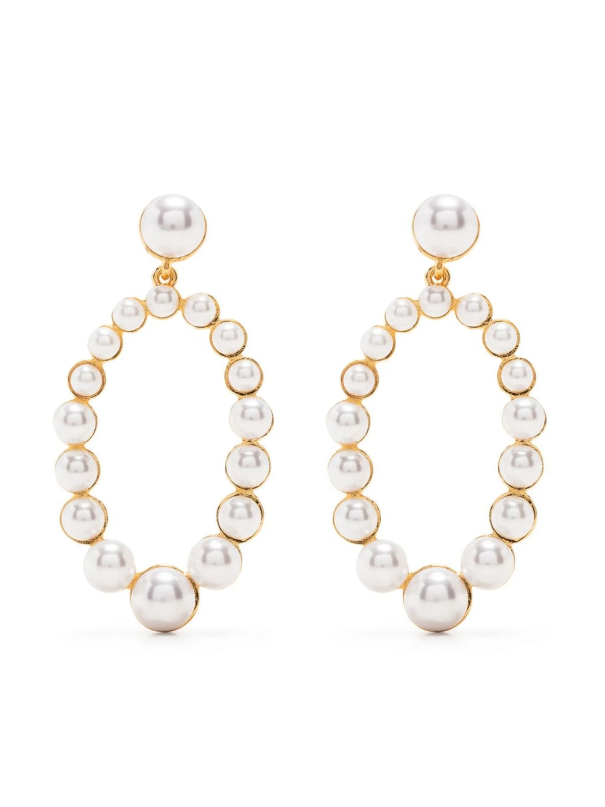 pearl drop earrings