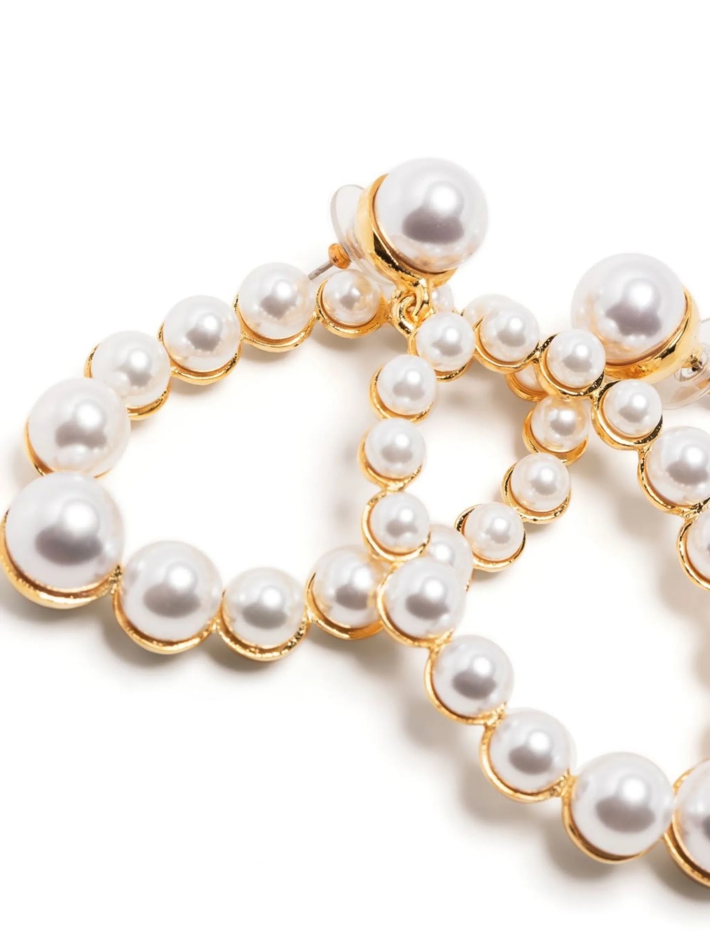 pearl drop earrings