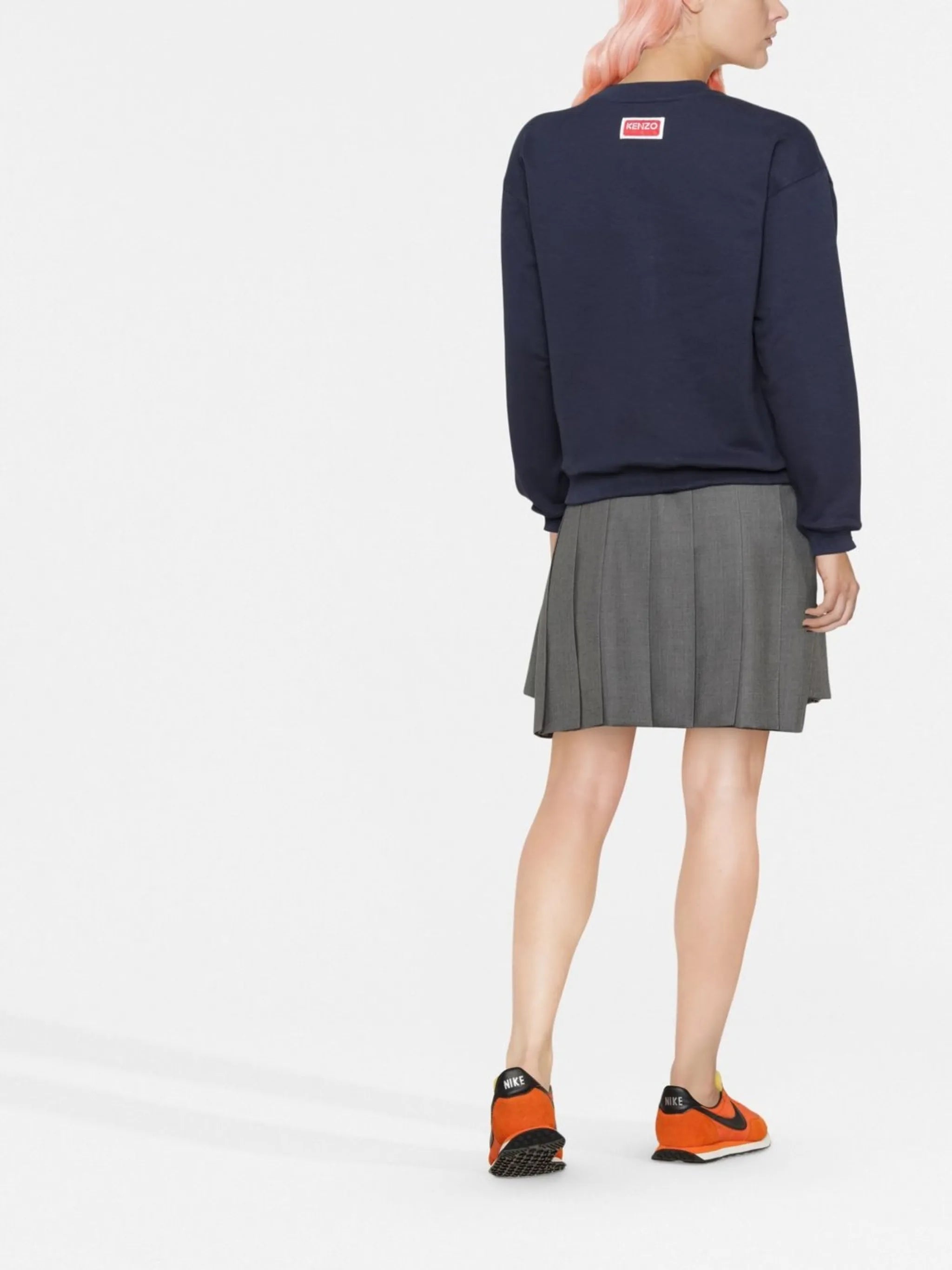 Boke flower logo-print sweatshirt