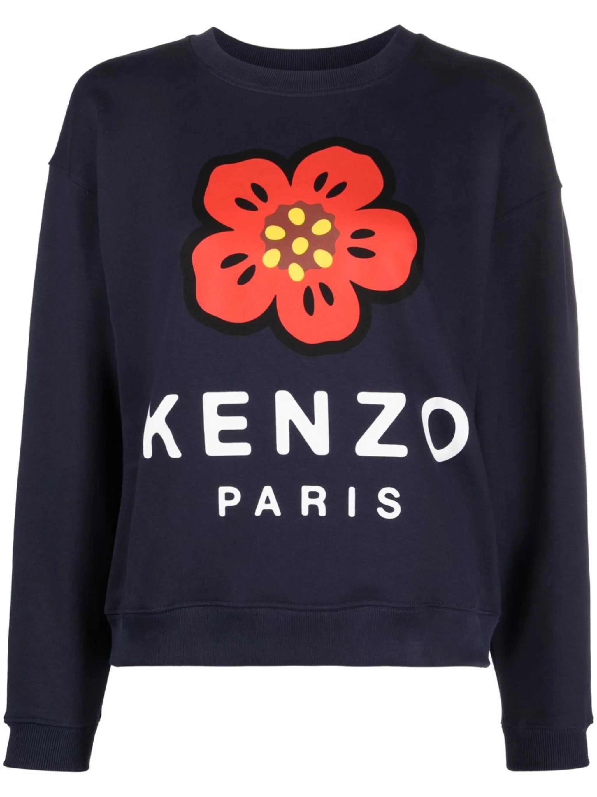 Boke flower logo-print sweatshirt