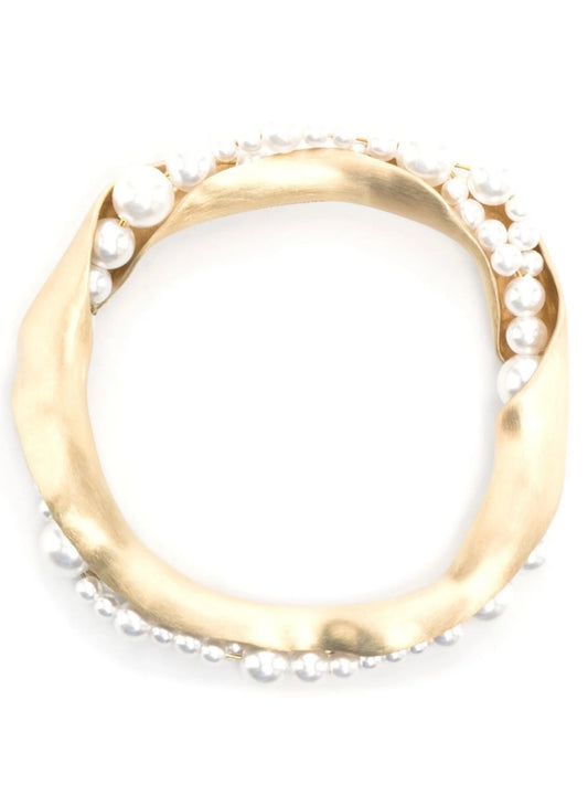 faux pearl-embellished napkin rings