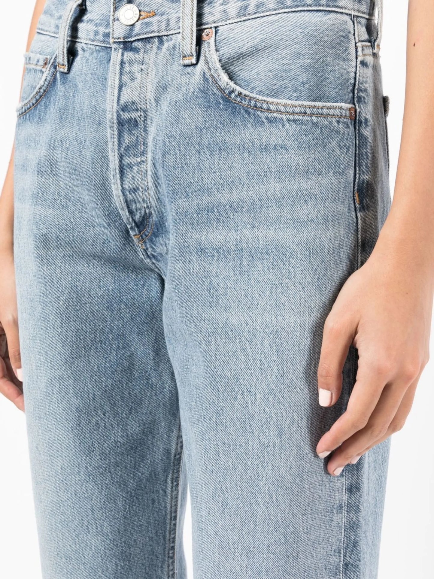 straight-leg jeans