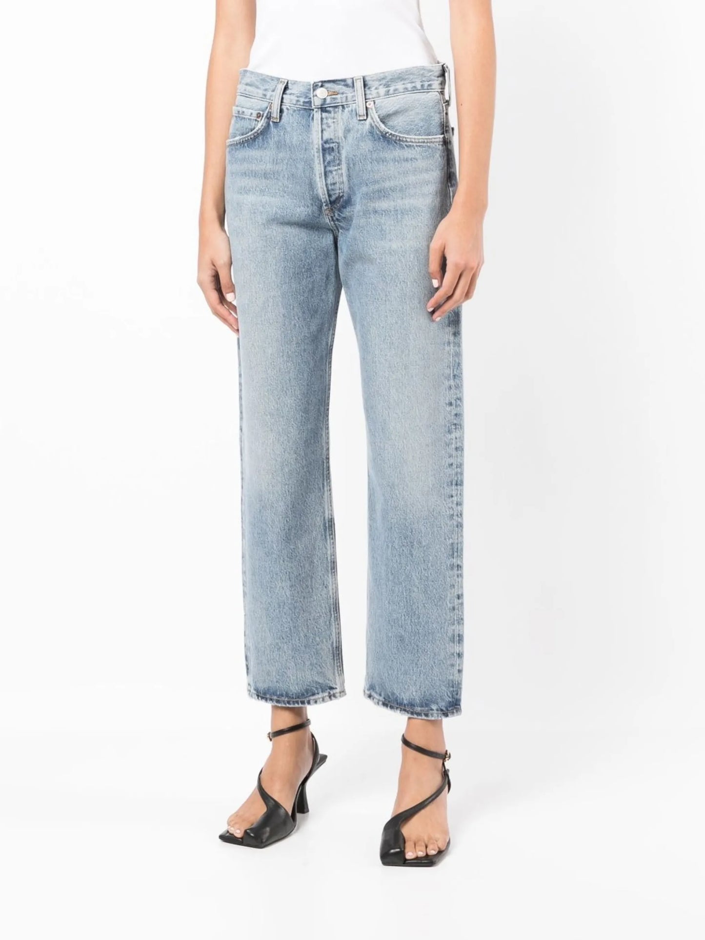 straight-leg jeans
