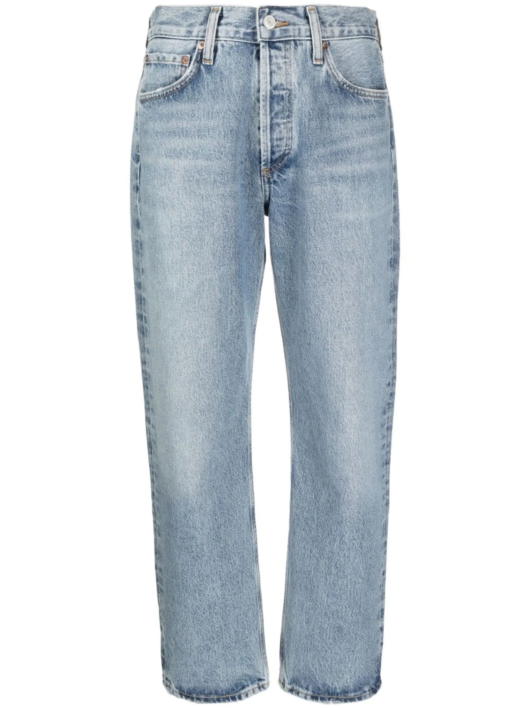 straight-leg jeans
