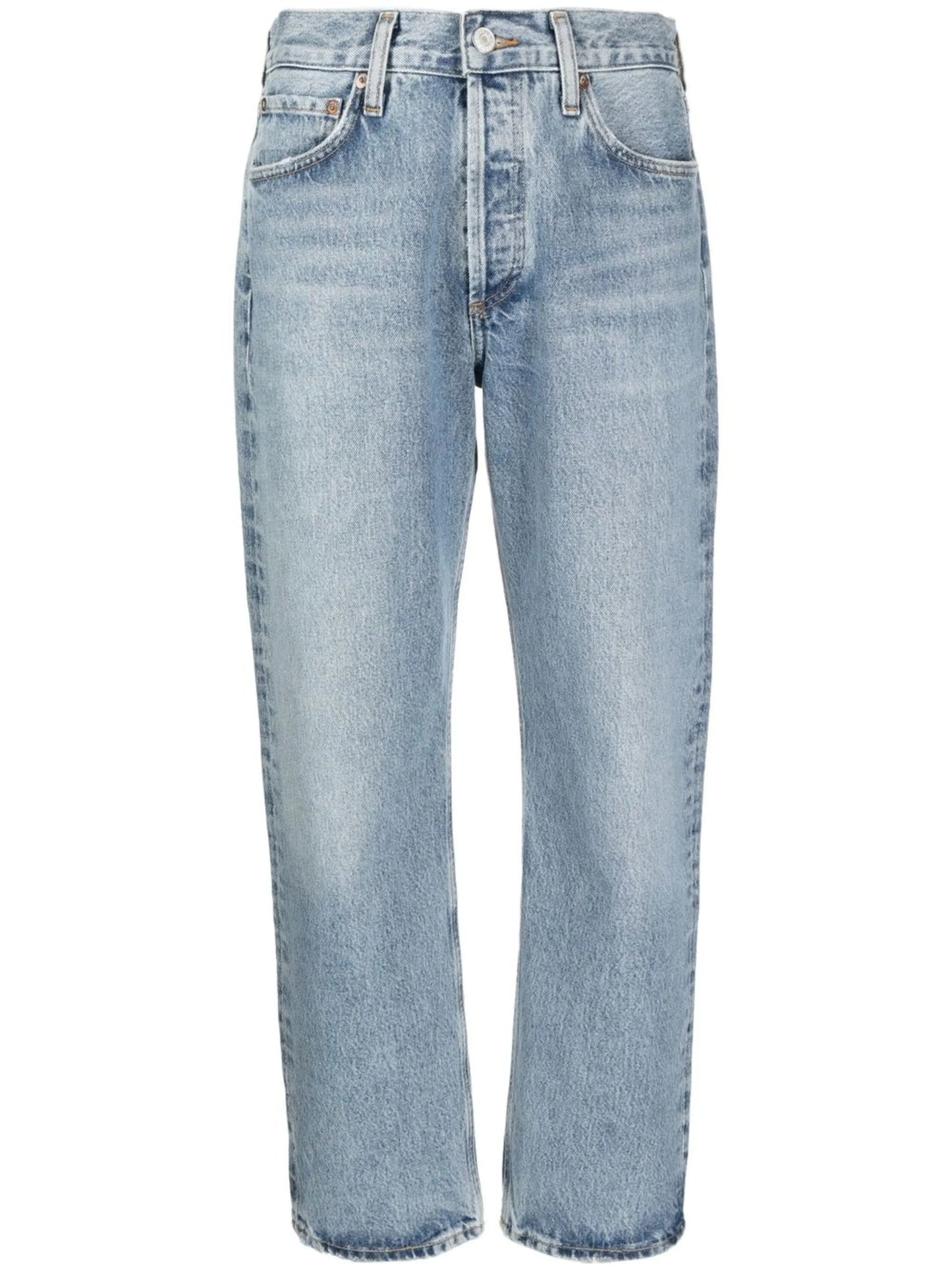 straight-leg jeans
