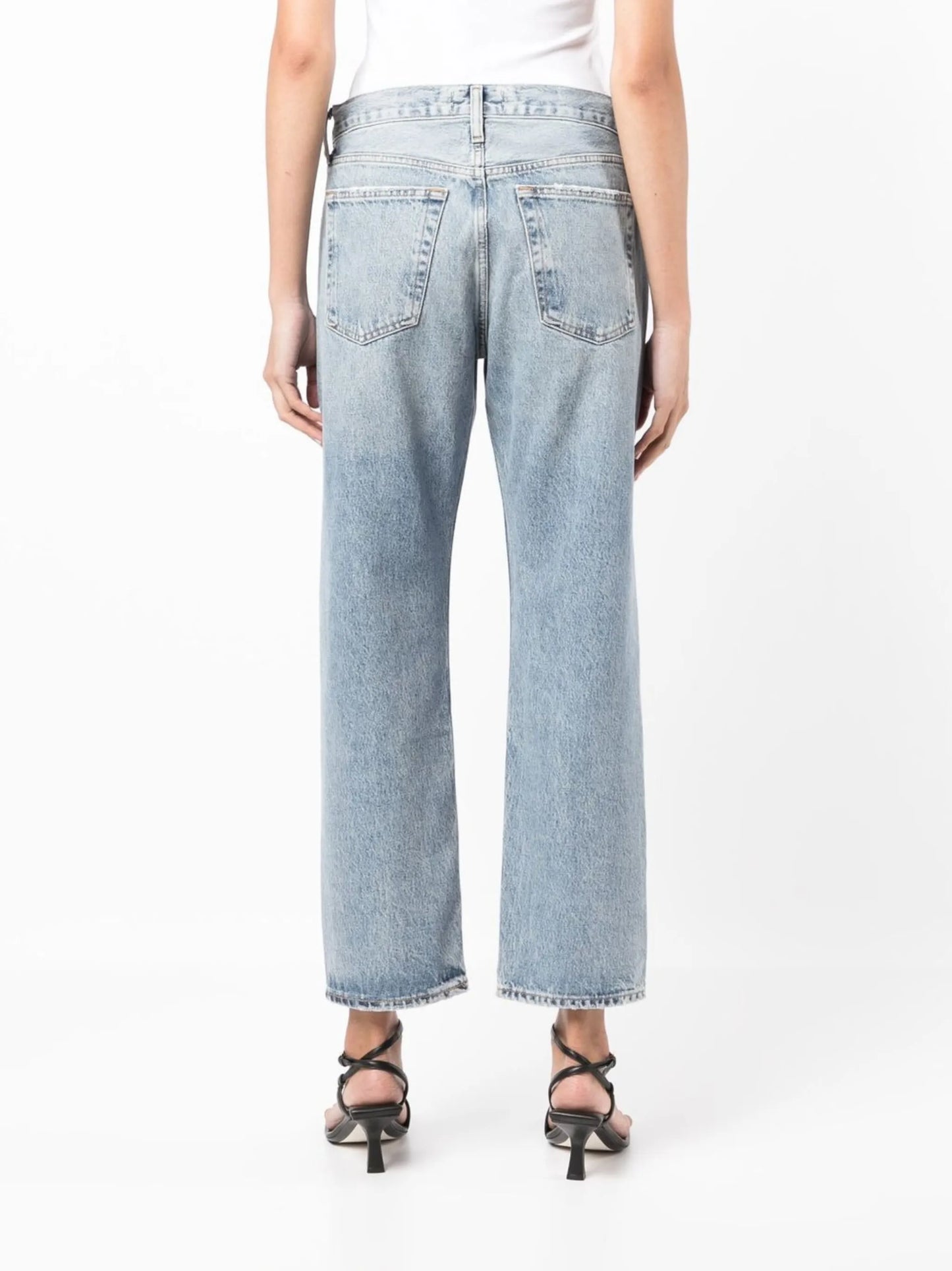 straight-leg jeans