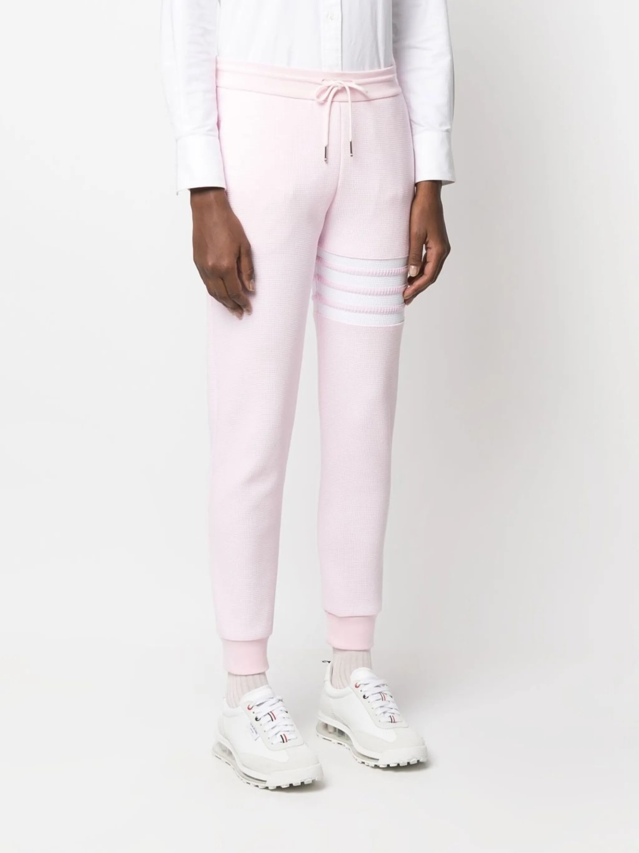 4-bar stripe tapered joggers