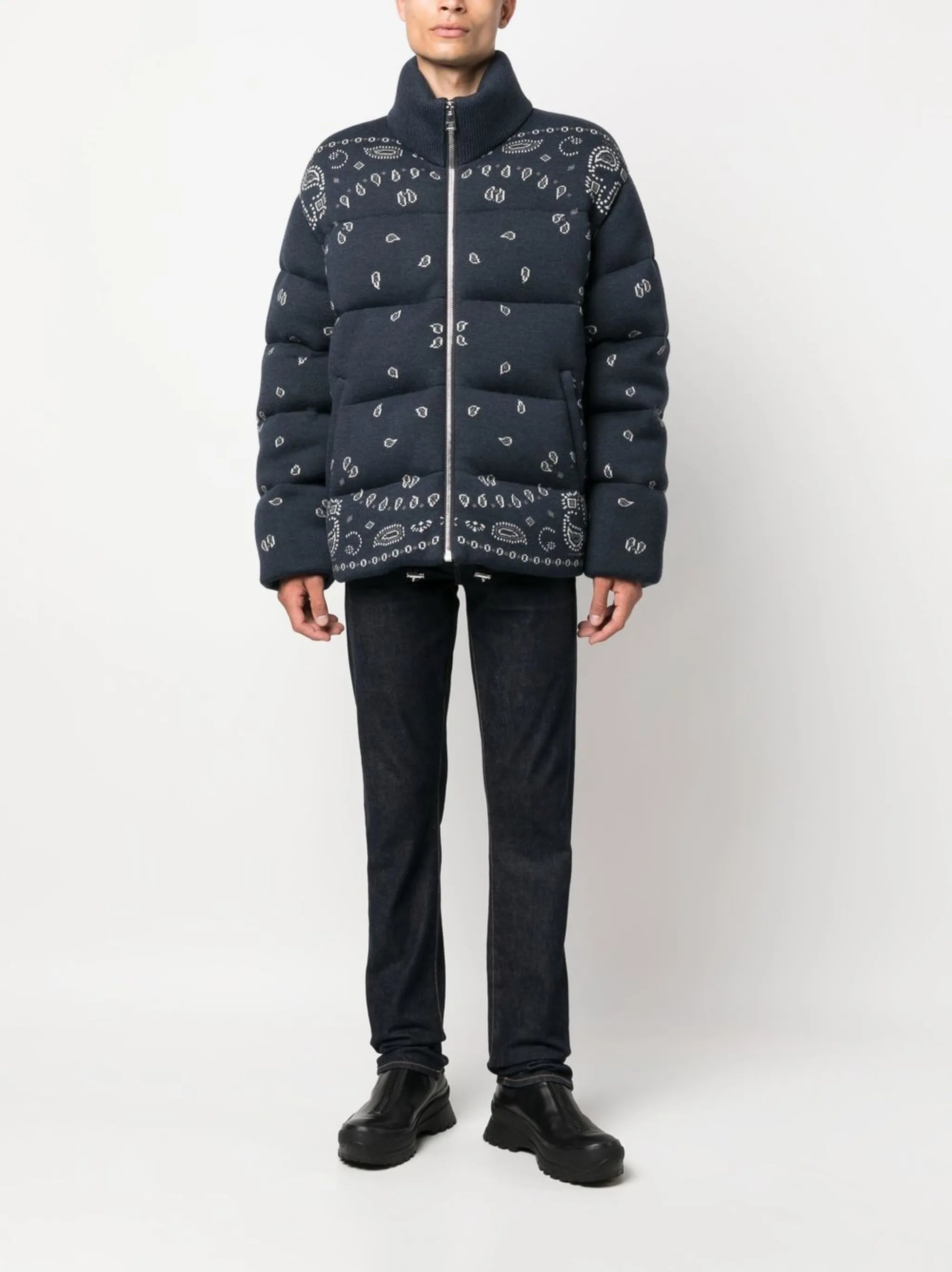 printed padded jacket