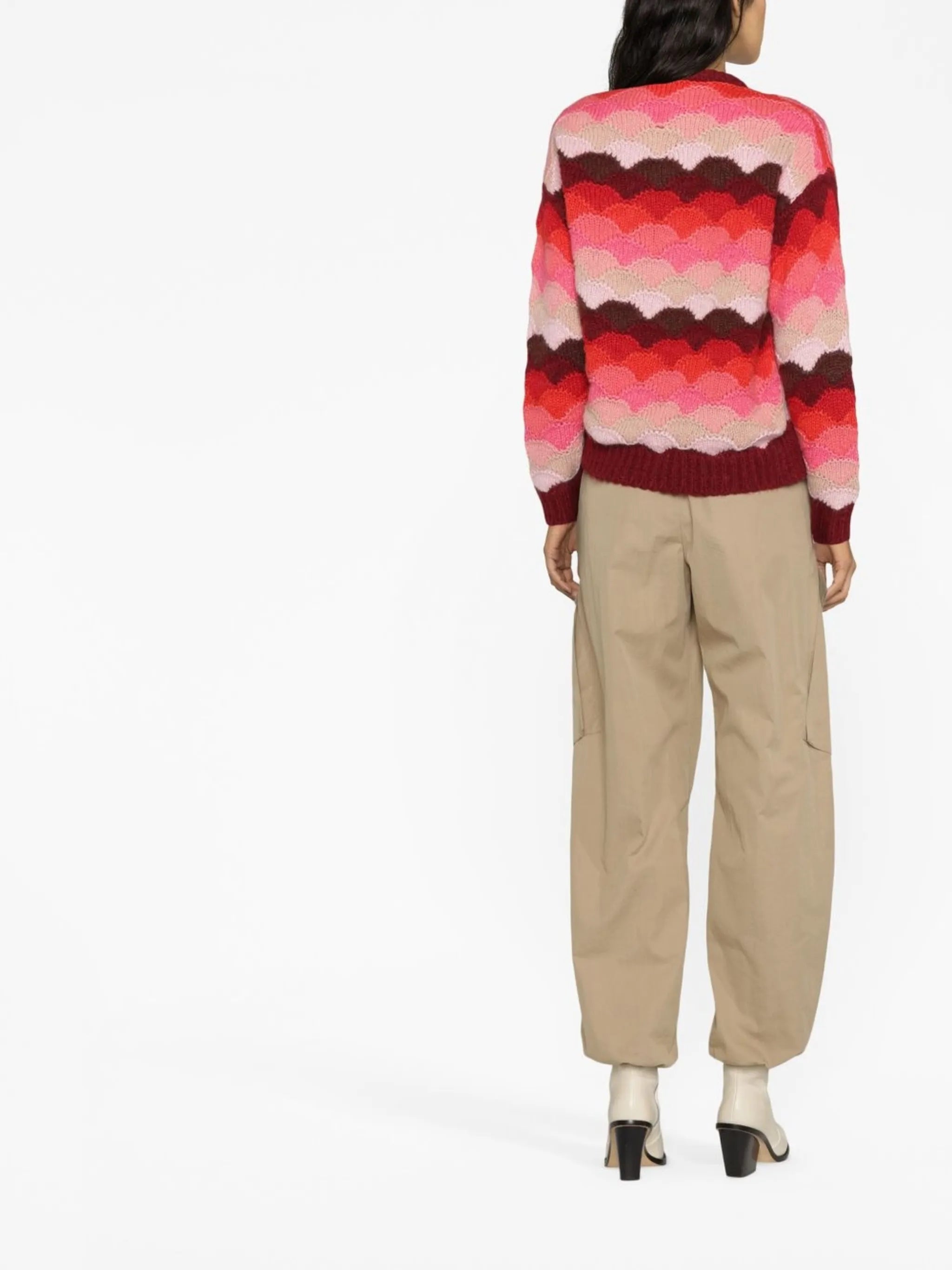 Under the Northern Sky wave motif jumper