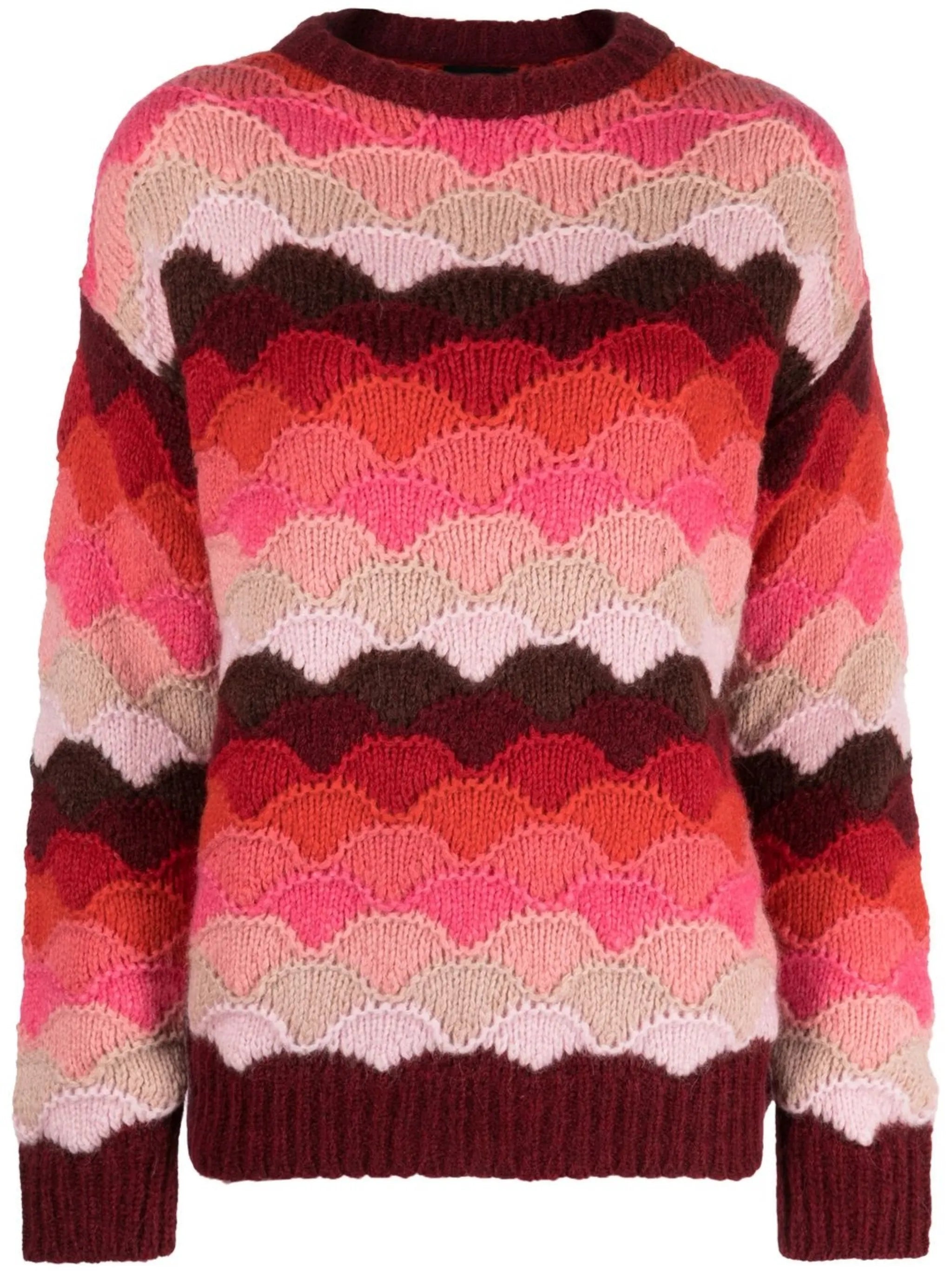 Under the Northern Sky wave motif jumper