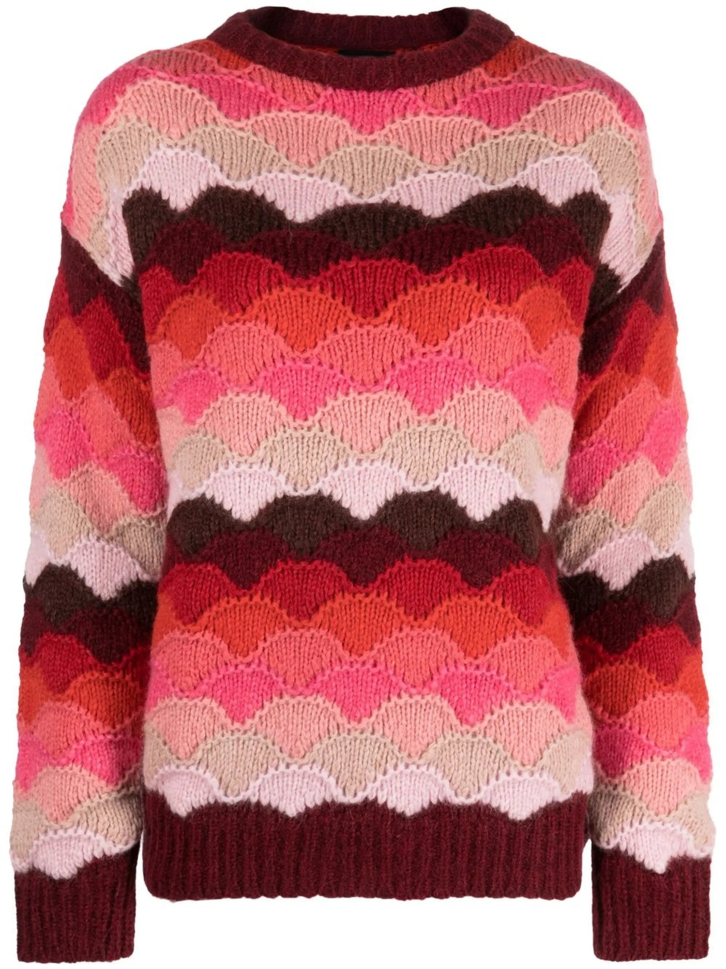 Under the Northern Sky wave motif jumper