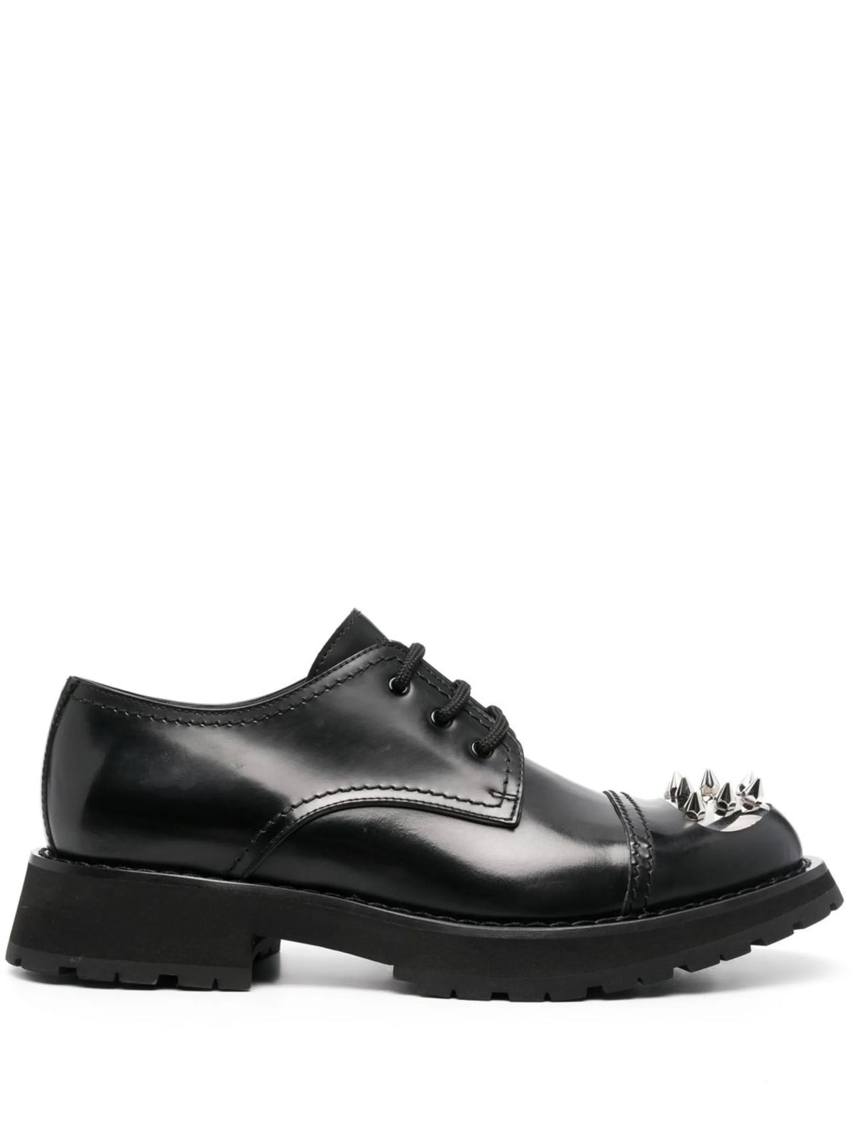 spike-stud Derby shoes