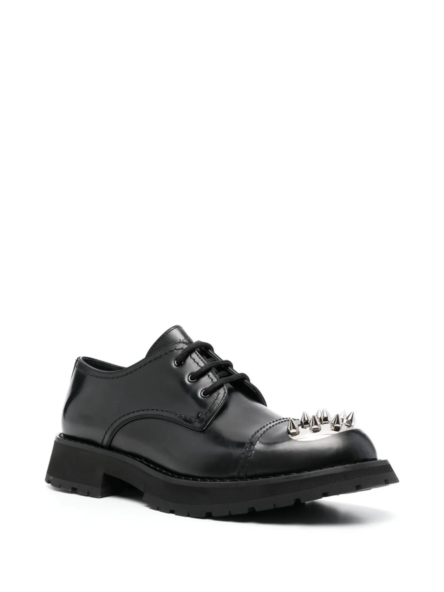 spike-stud Derby shoes