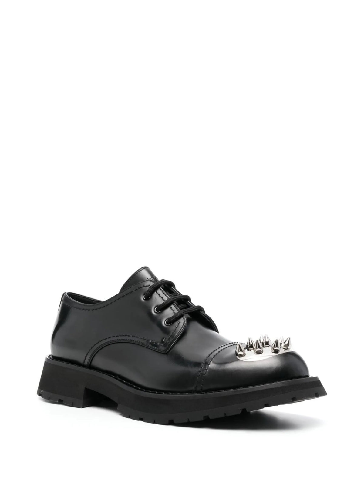 spike-stud Derby shoes
