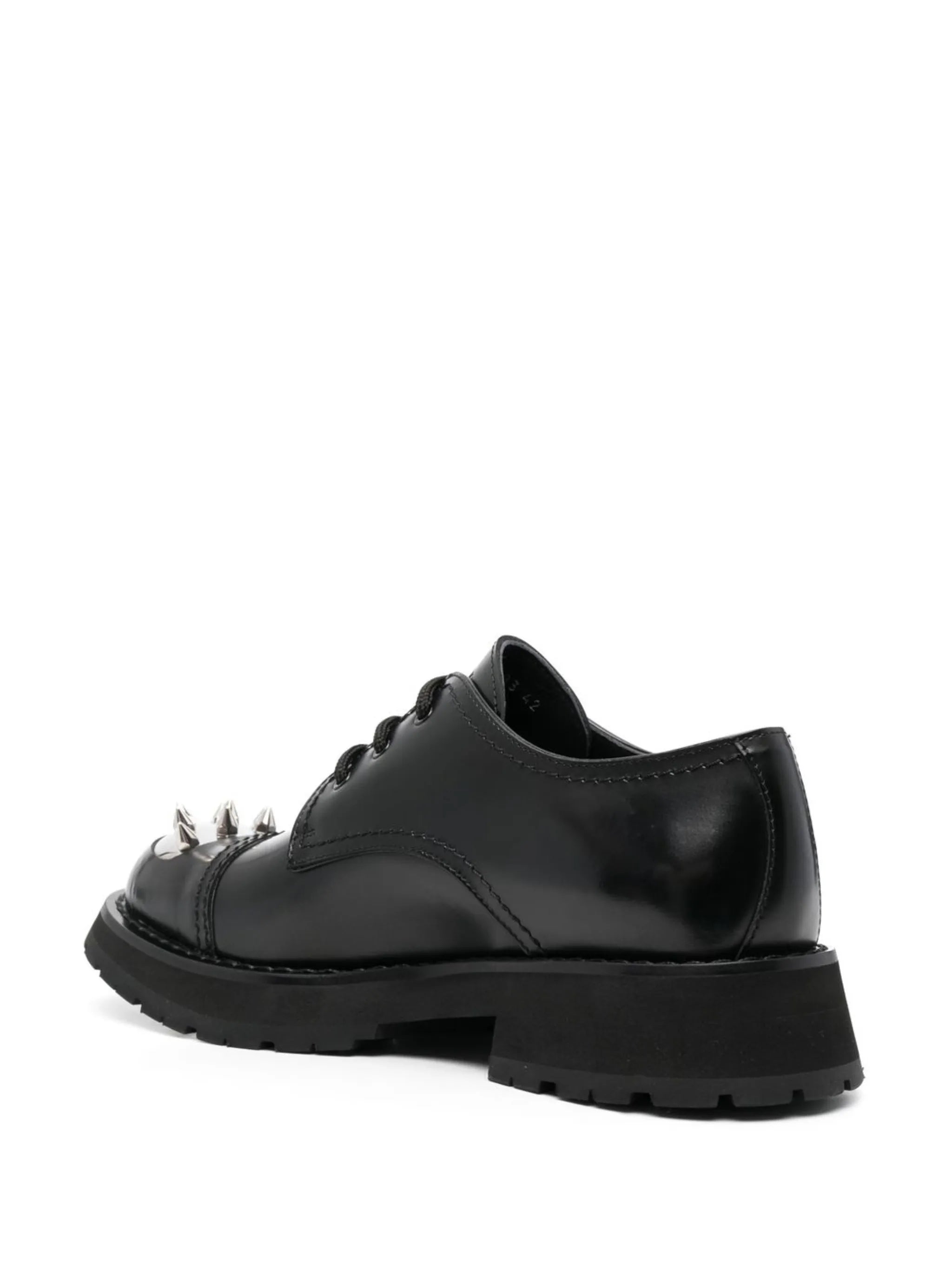 spike-stud Derby shoes