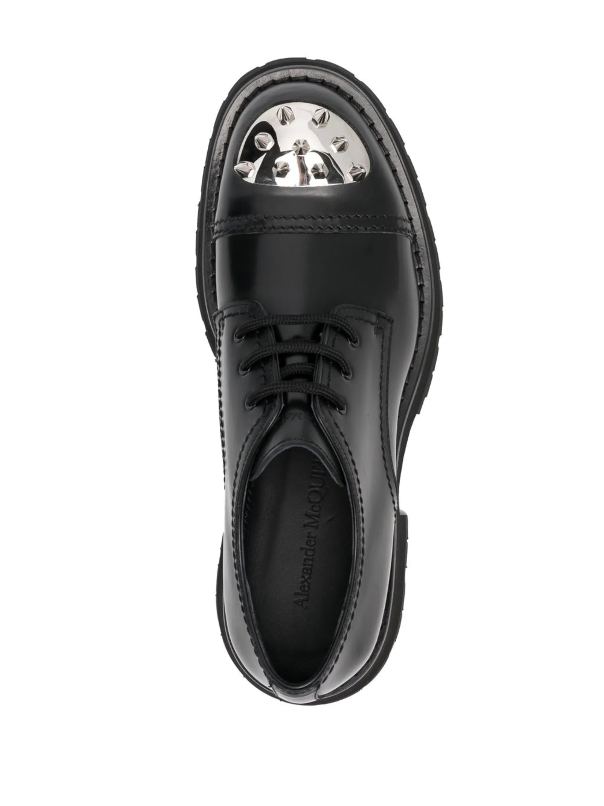 spike-stud Derby shoes