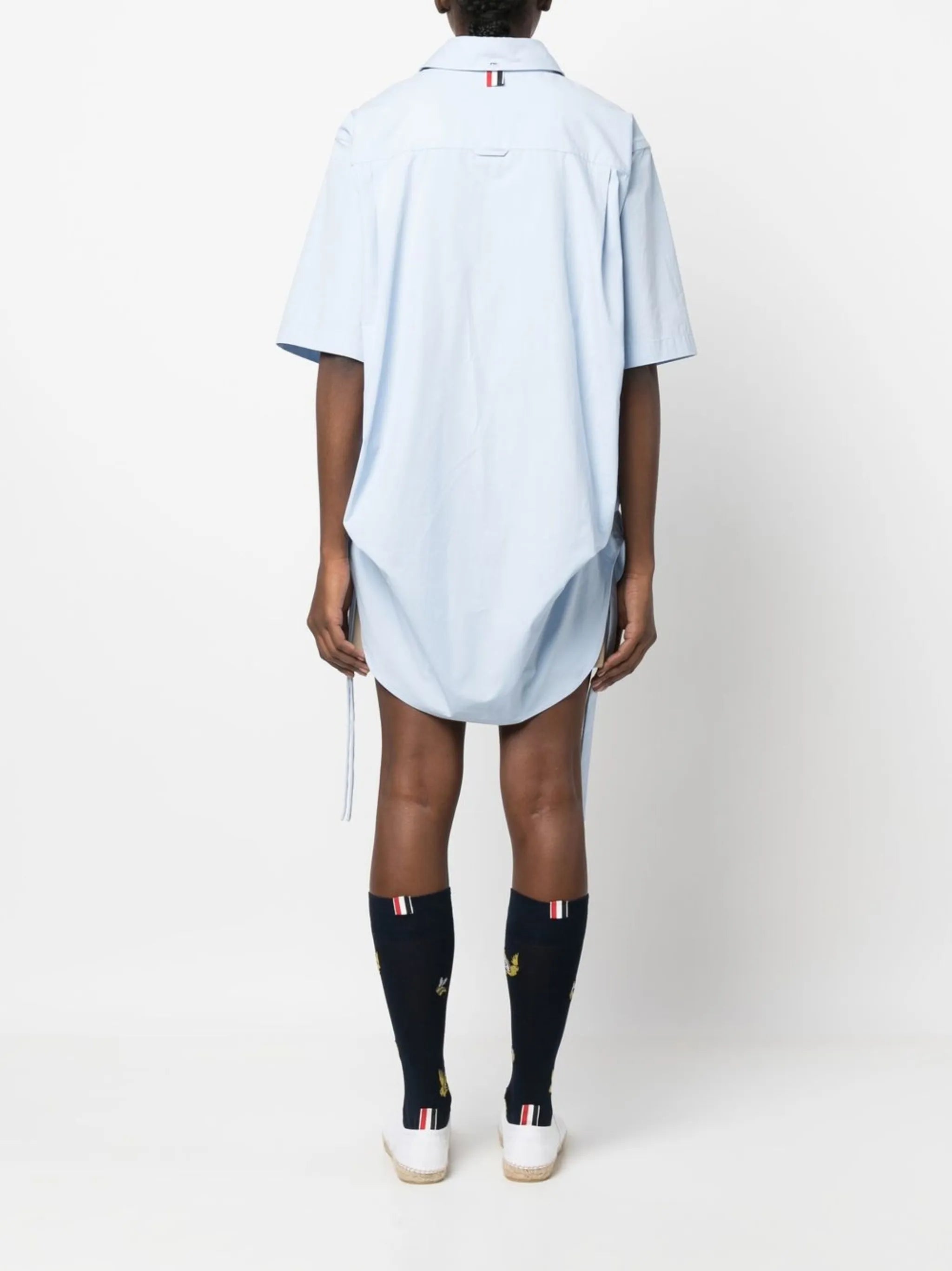 short-sleeve shirt dress