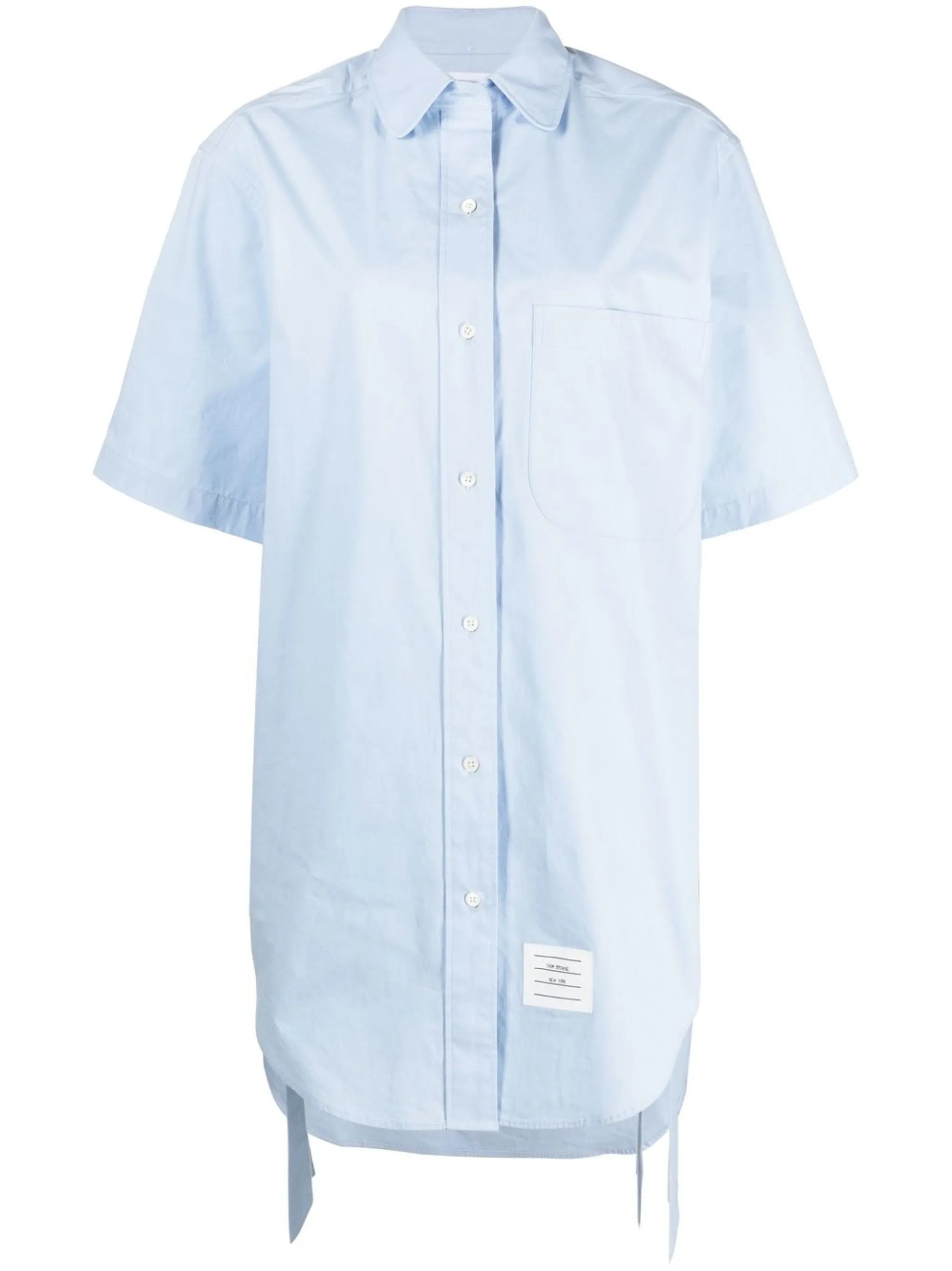 short-sleeve shirt dress