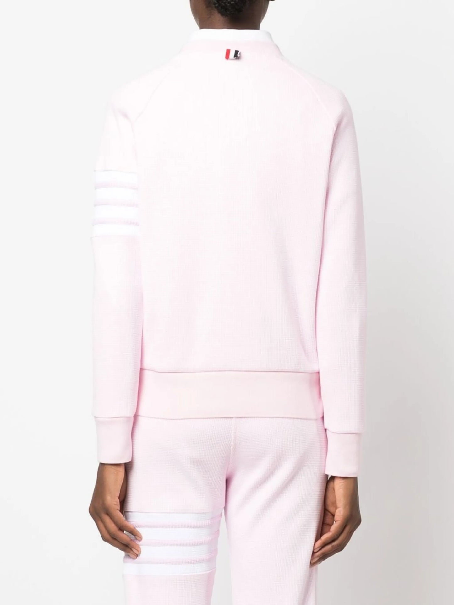 4-Bar stripe raglan-sleeve jumper