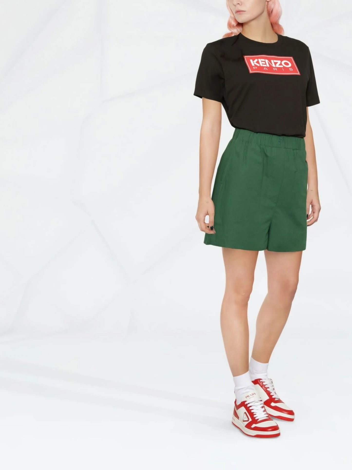 logo-print cotton T-shirt