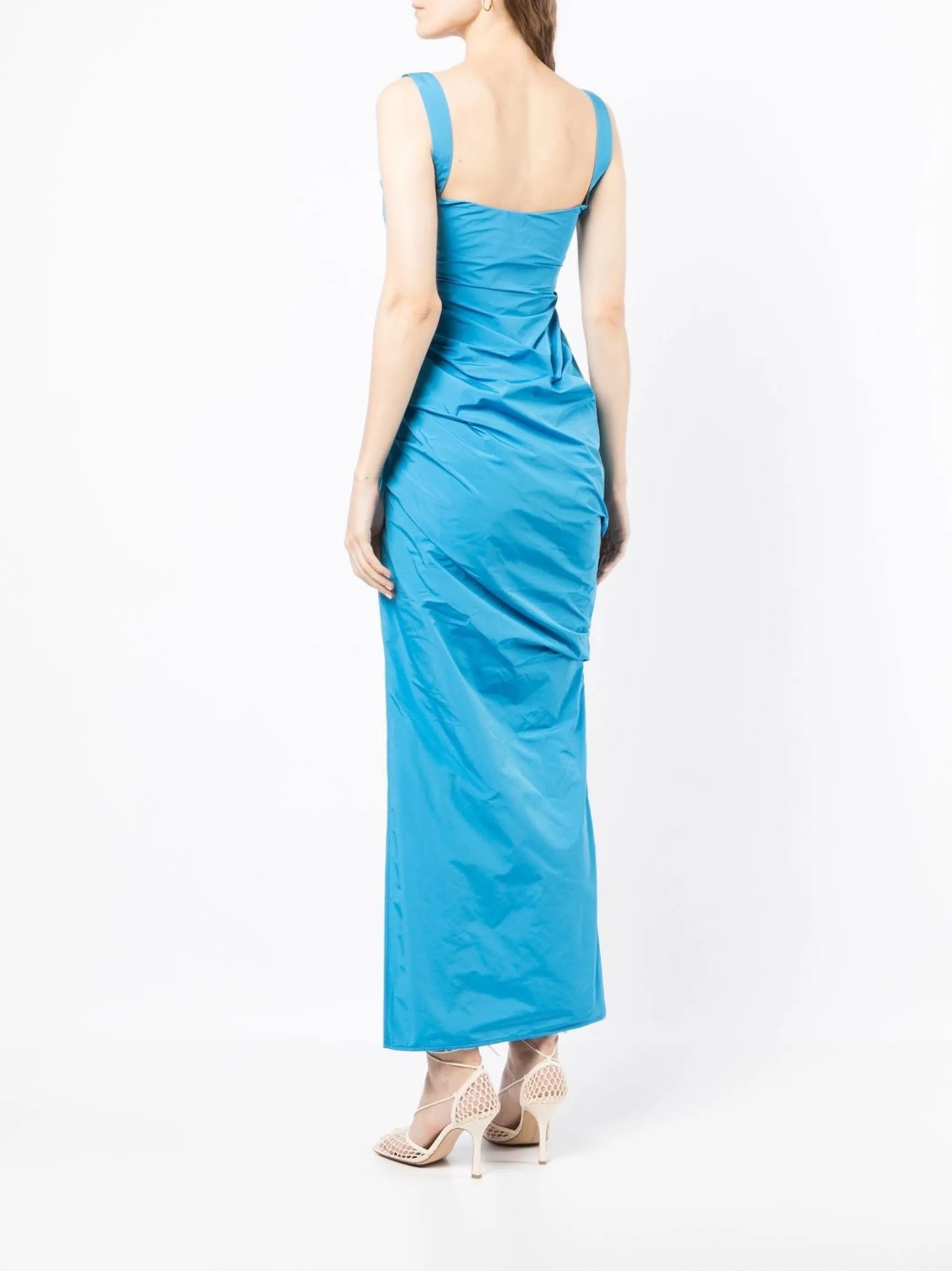 Raf ruched evening dress