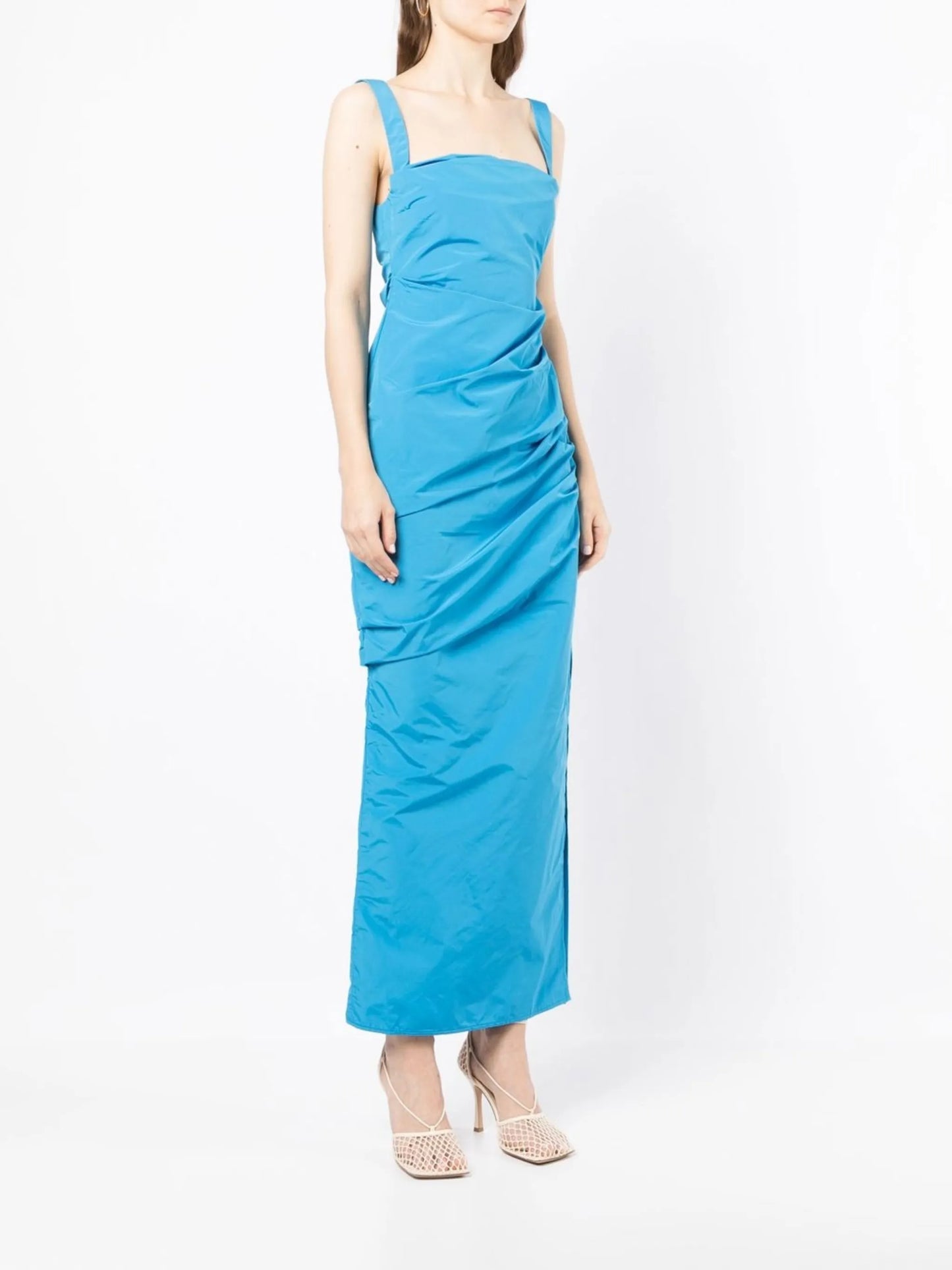 Raf ruched evening dress