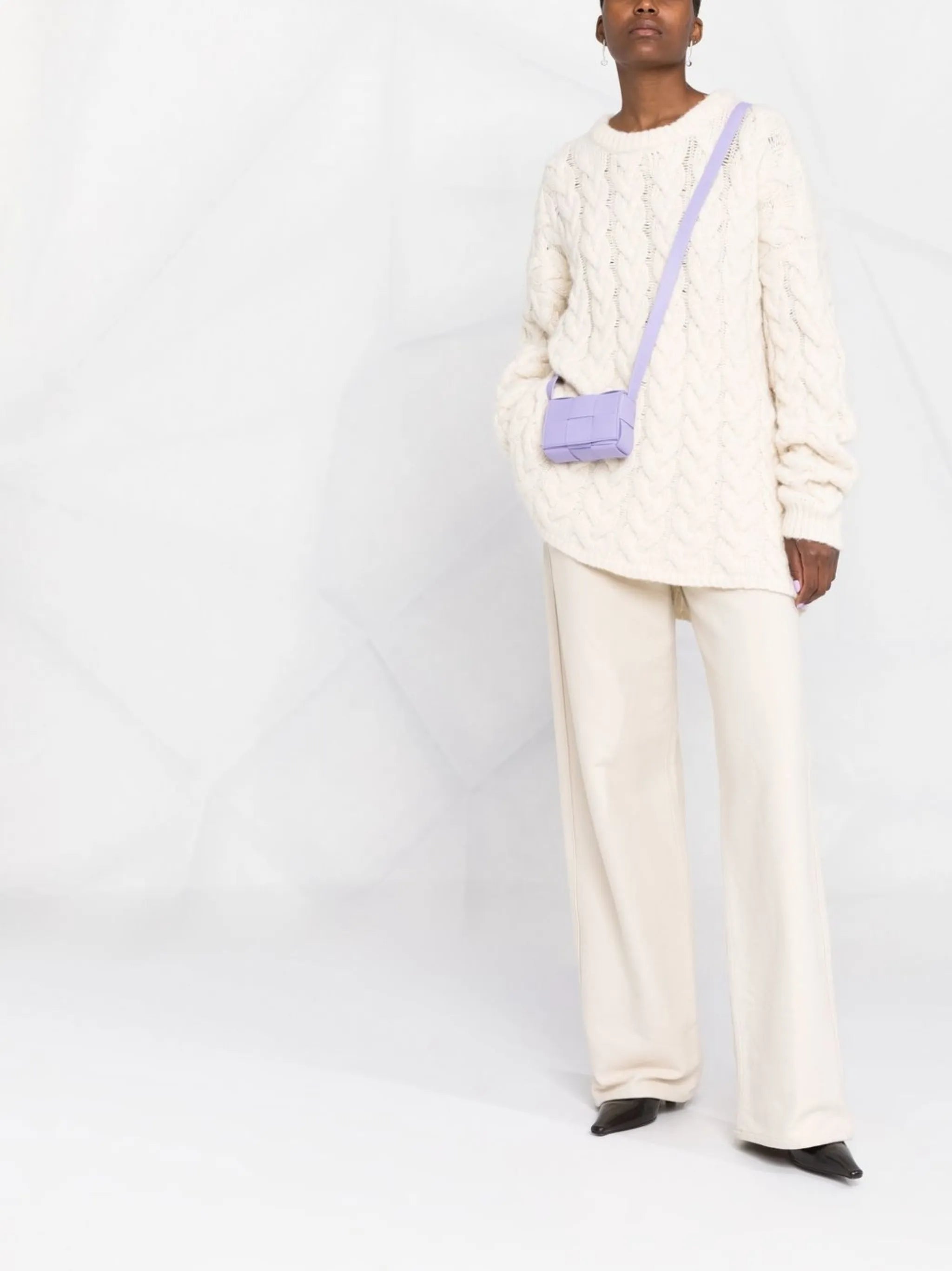 interwoven-design crossbody bag