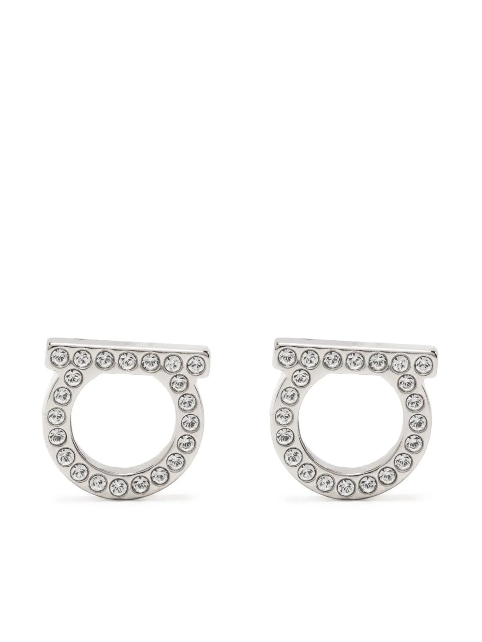 embellished Gancini earrings