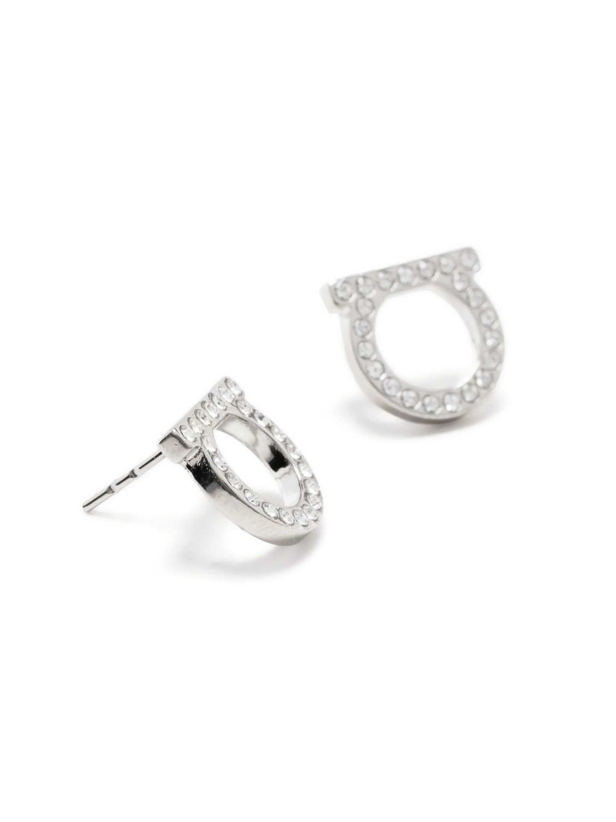 embellished Gancini earrings