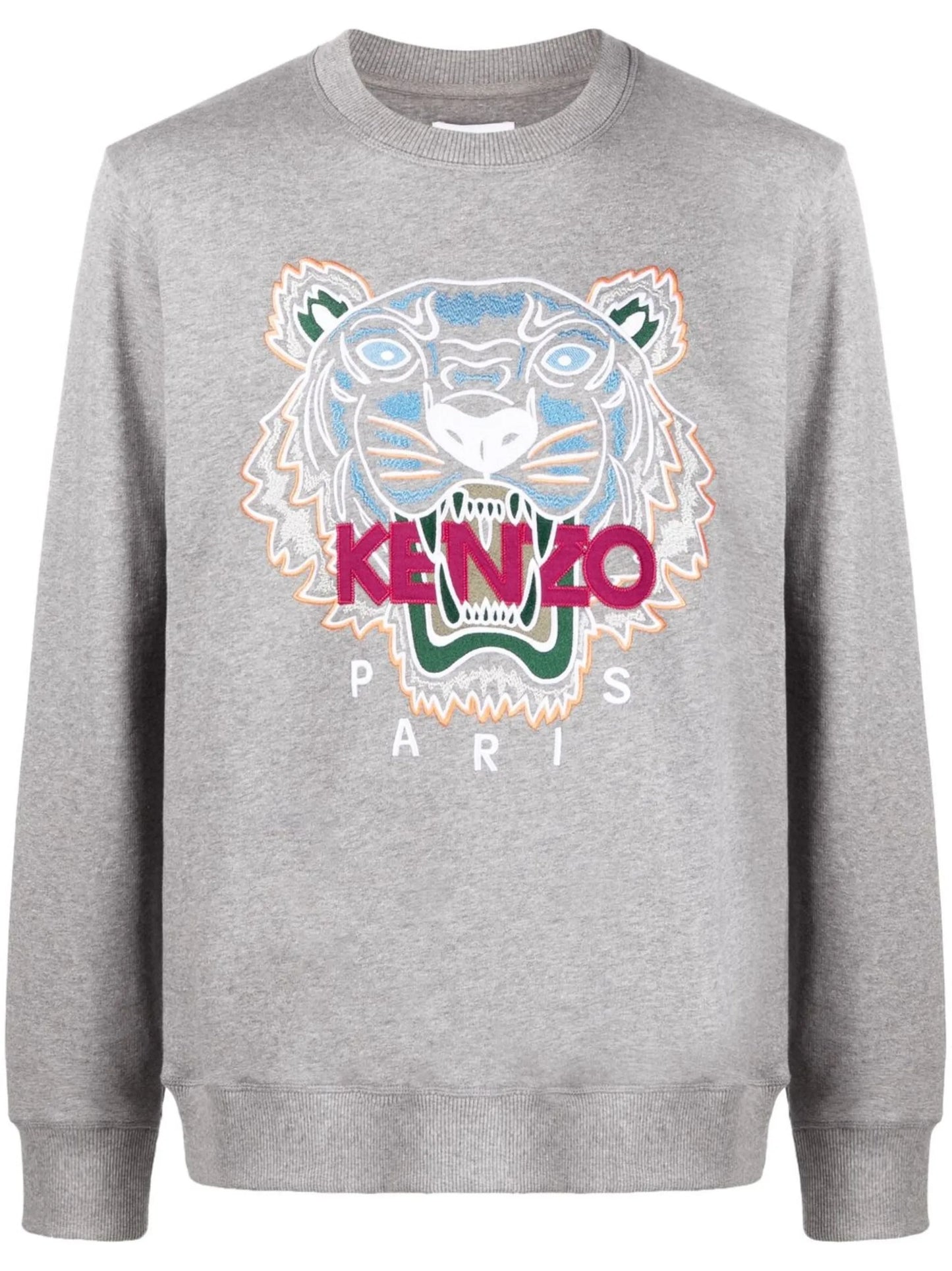 logo-print crew neck sweatshirt