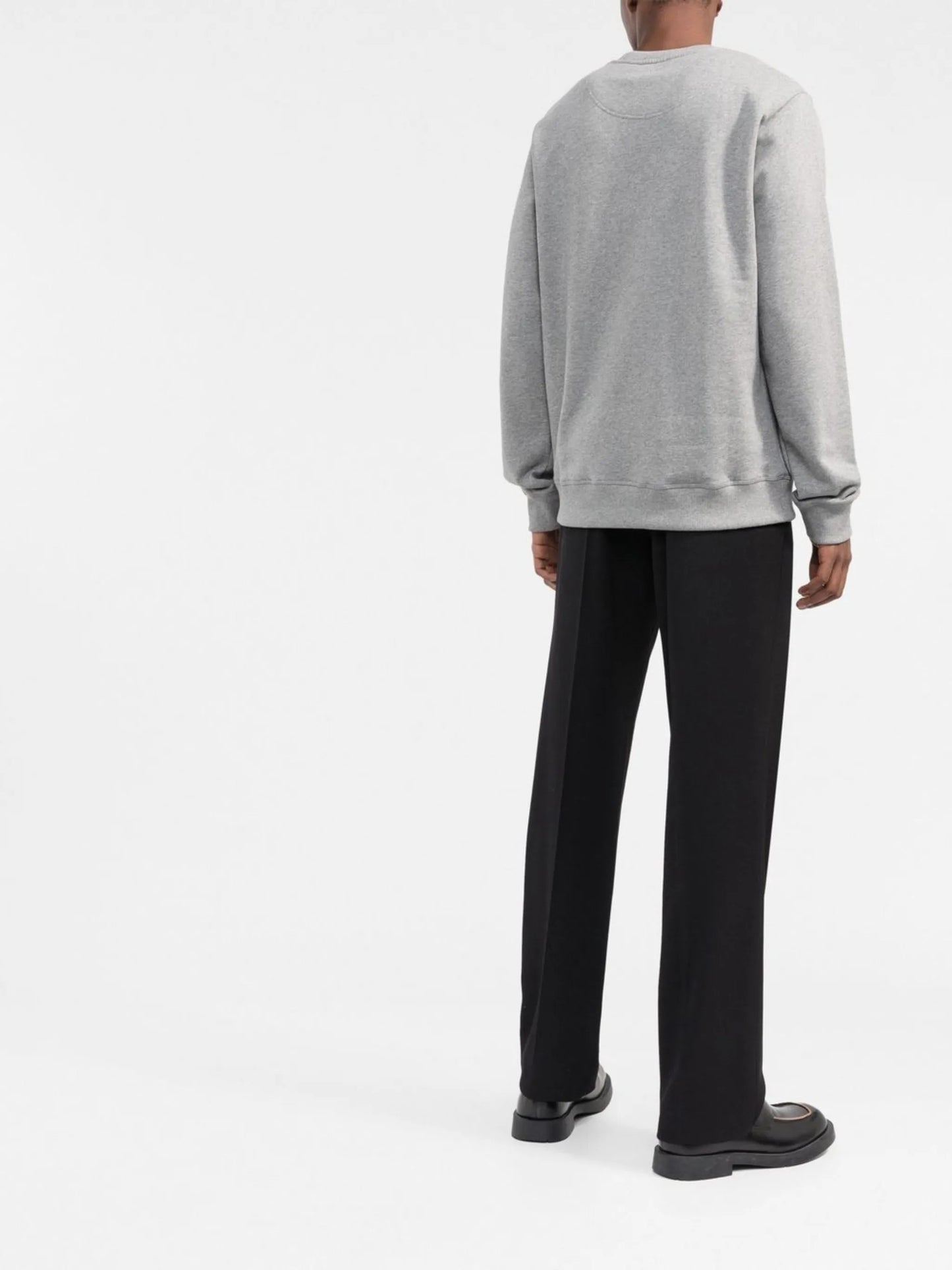 logo-print crew neck sweatshirt