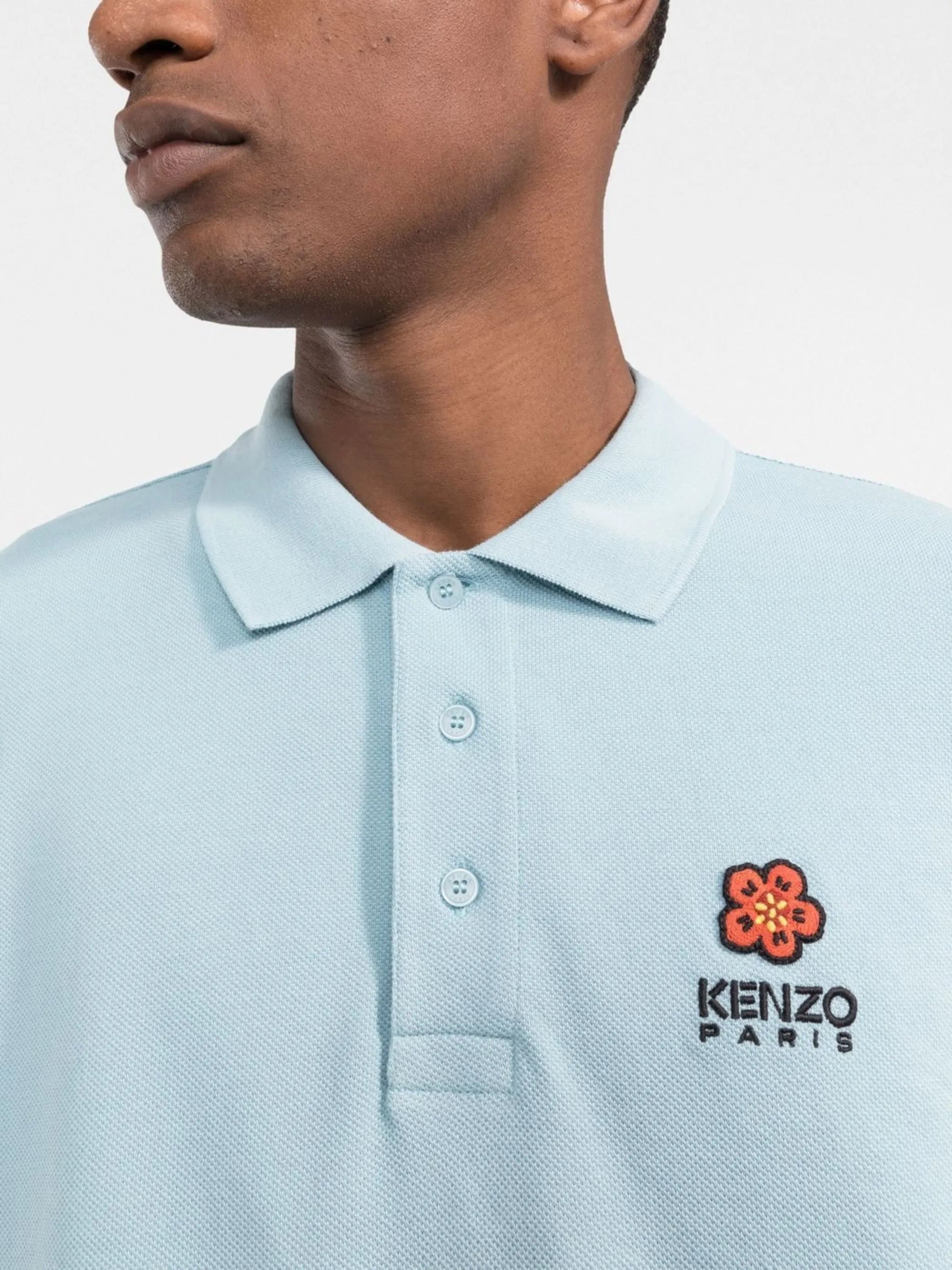 Boke Flower logo-embroidered polo shirt