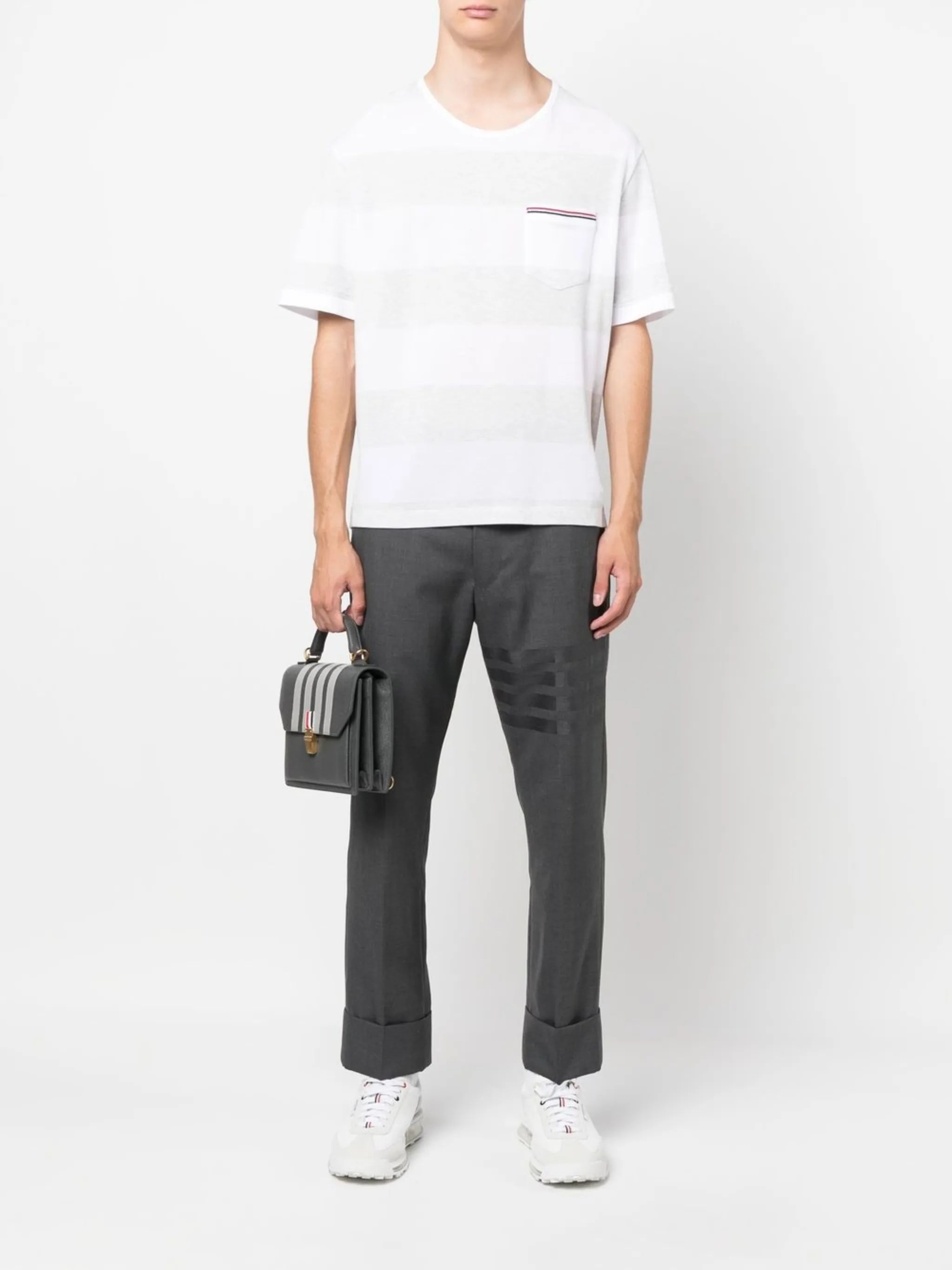 RWB pocket striped T-shirt