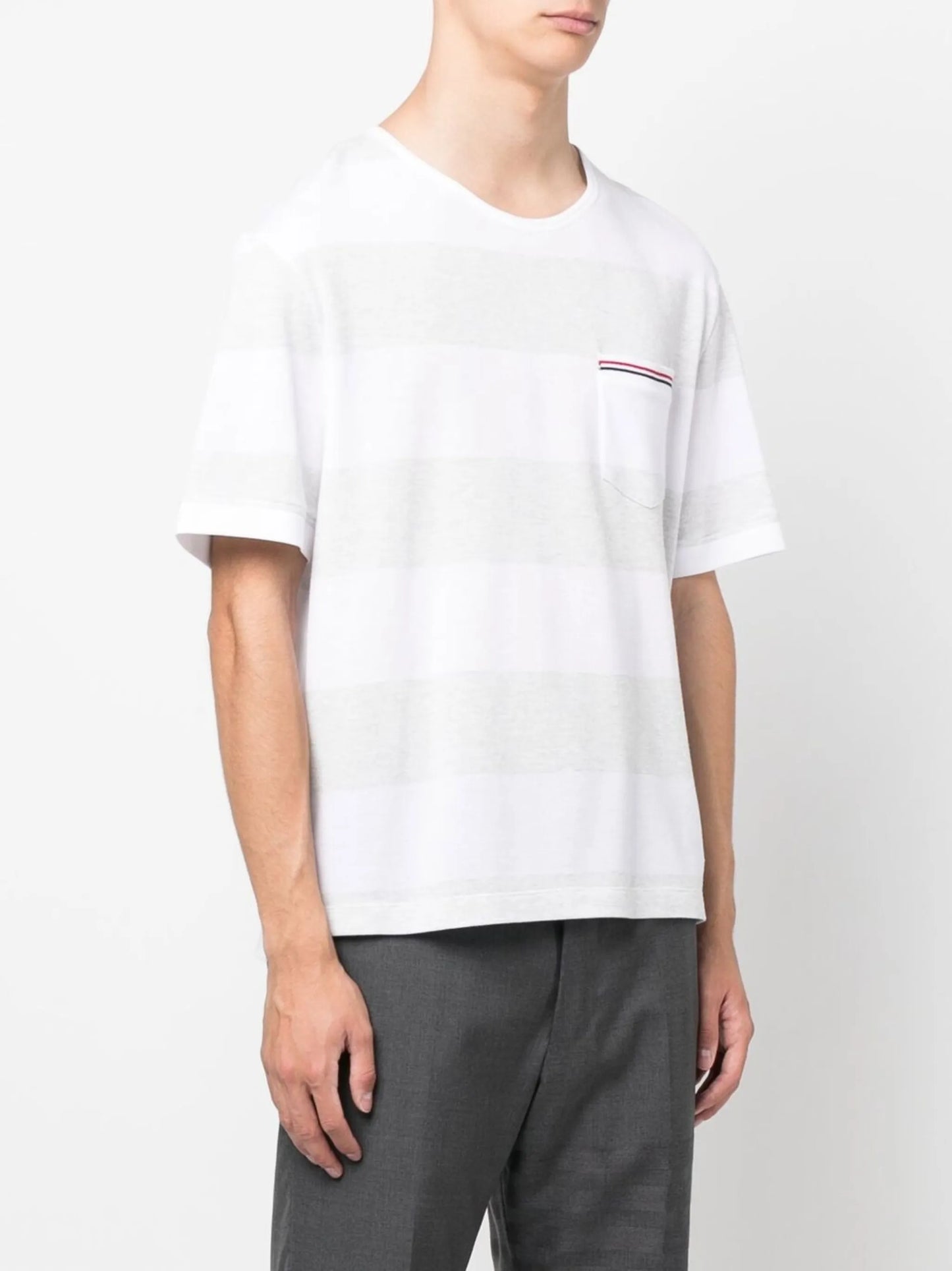 RWB pocket striped T-shirt