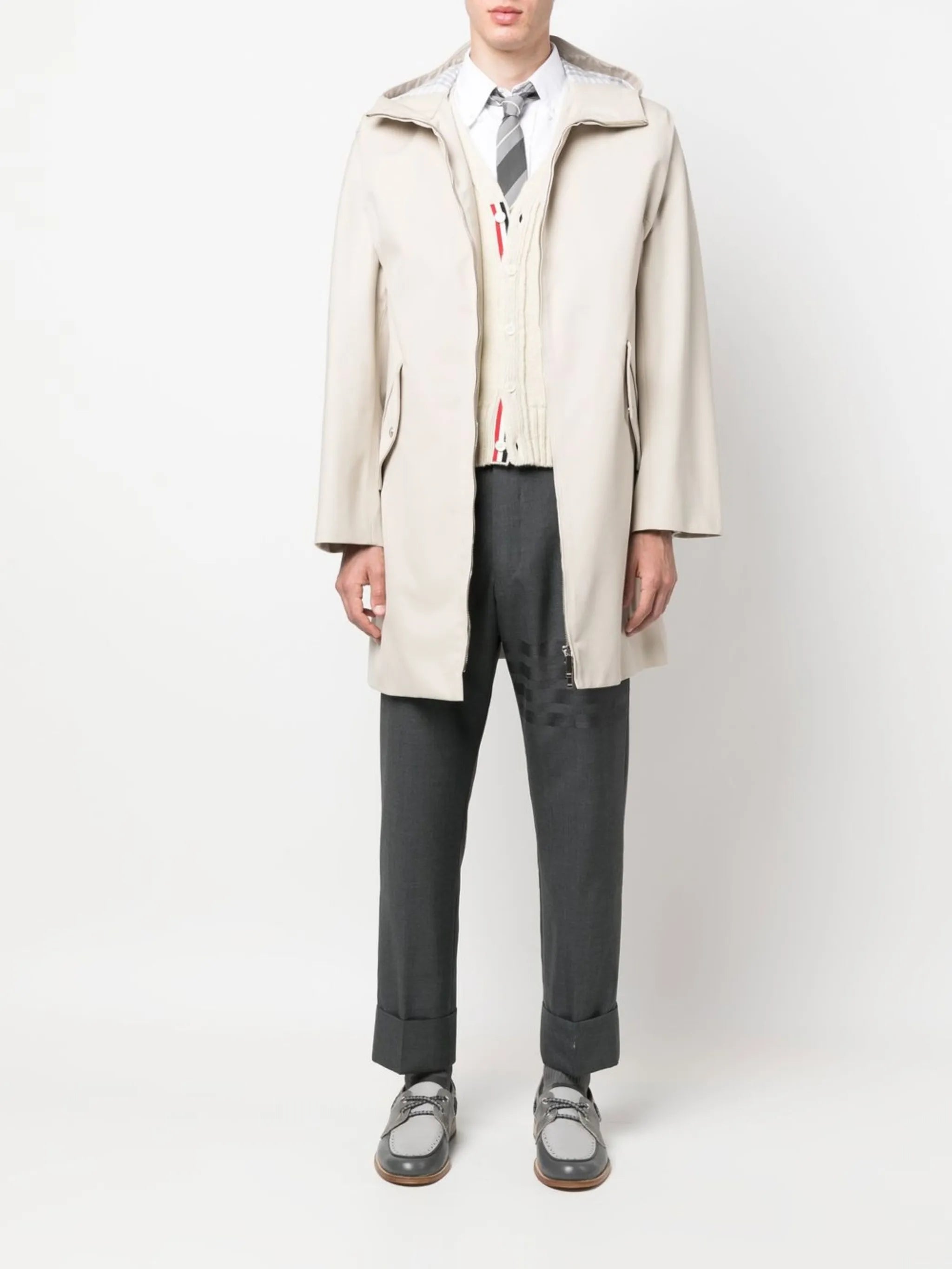hooded cotton parka