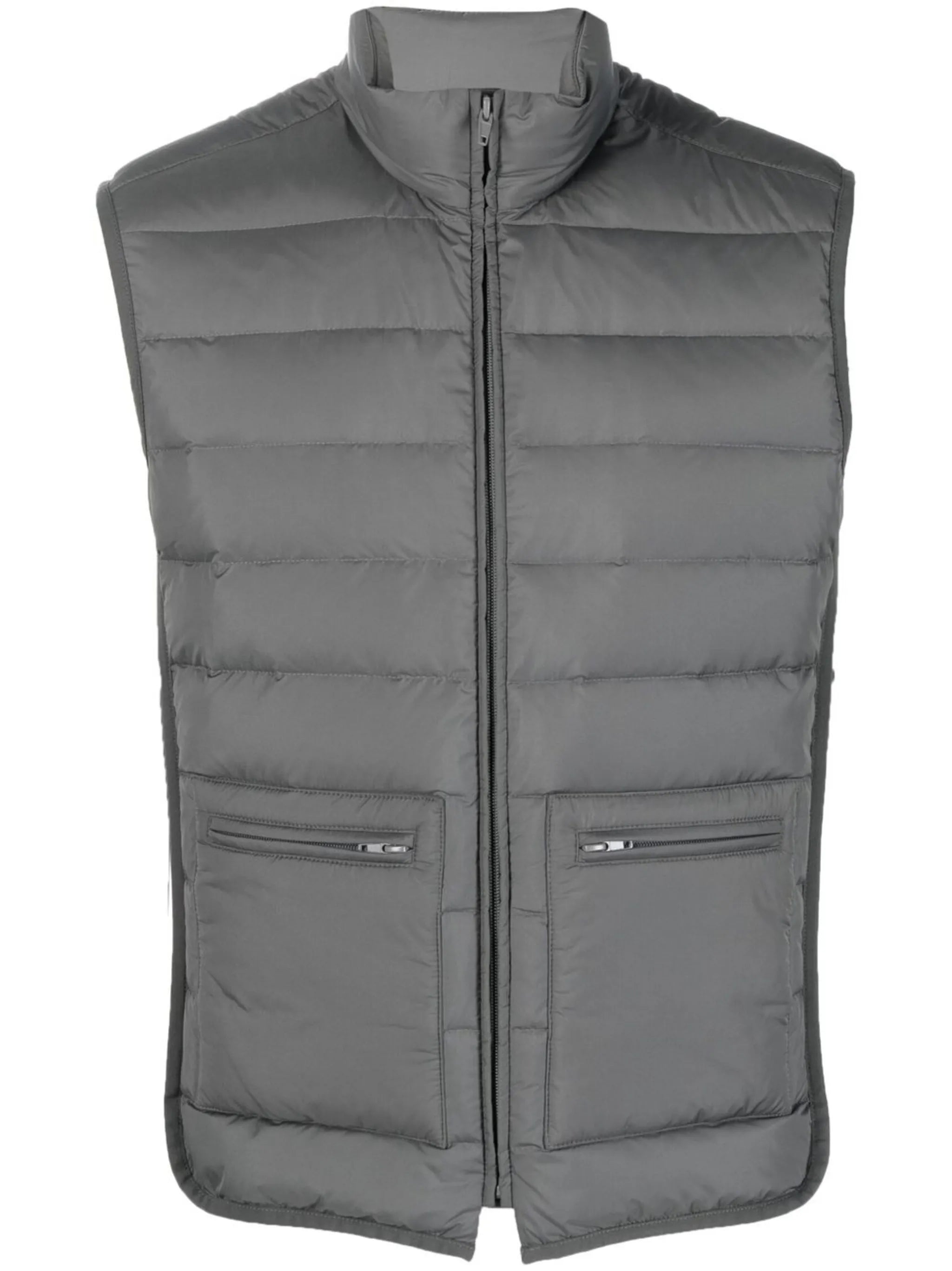 down-feather padded gilet