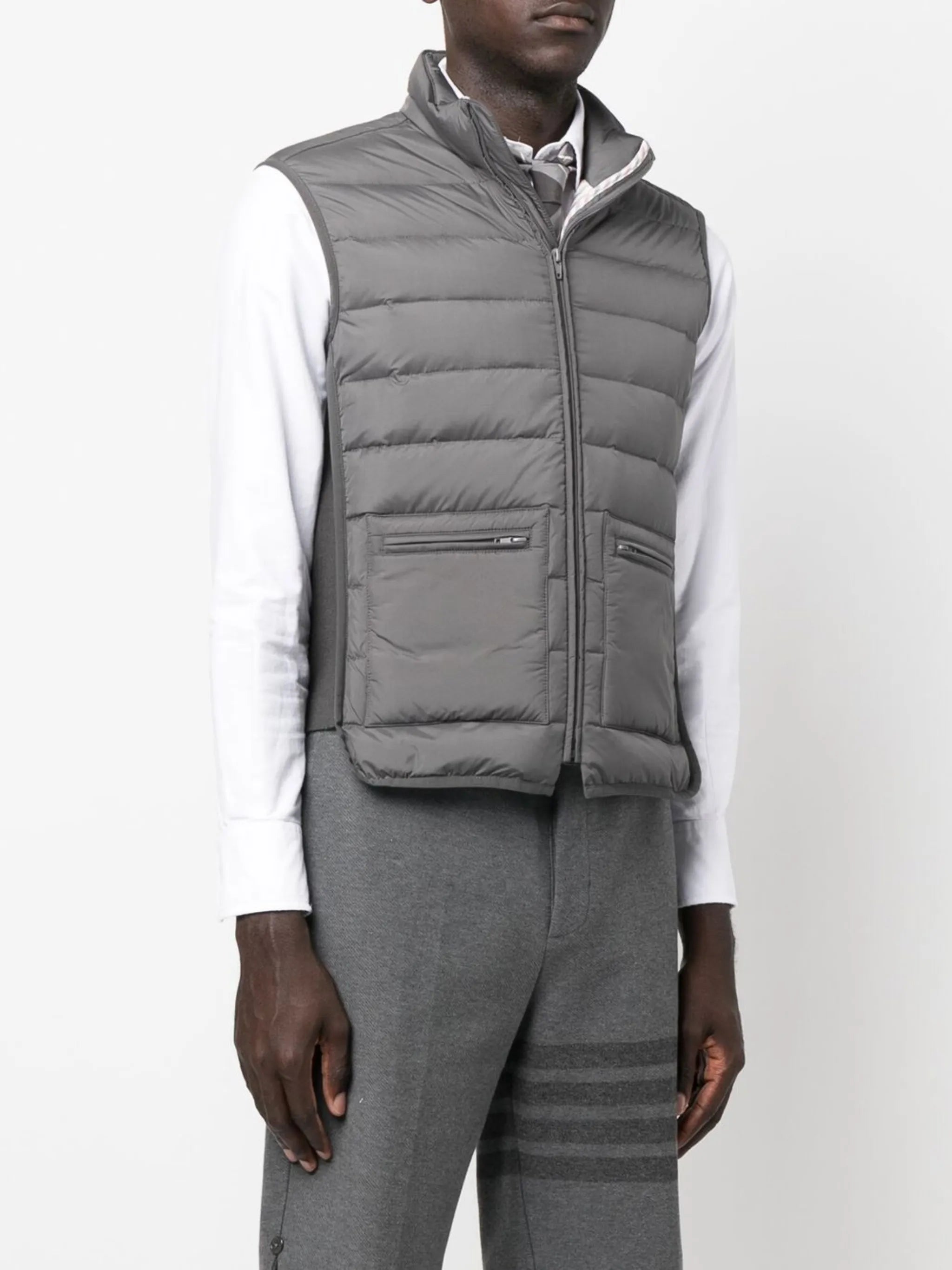 down-feather padded gilet