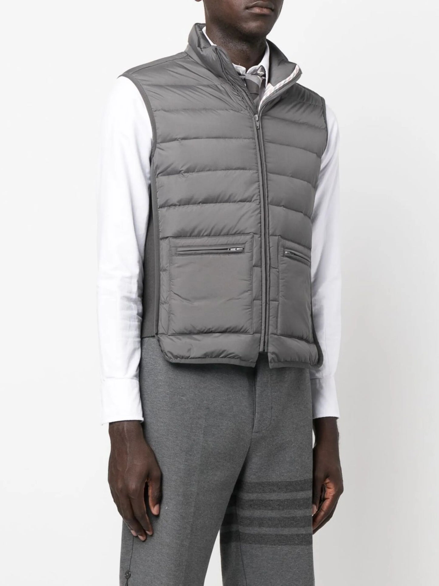 down-feather padded gilet